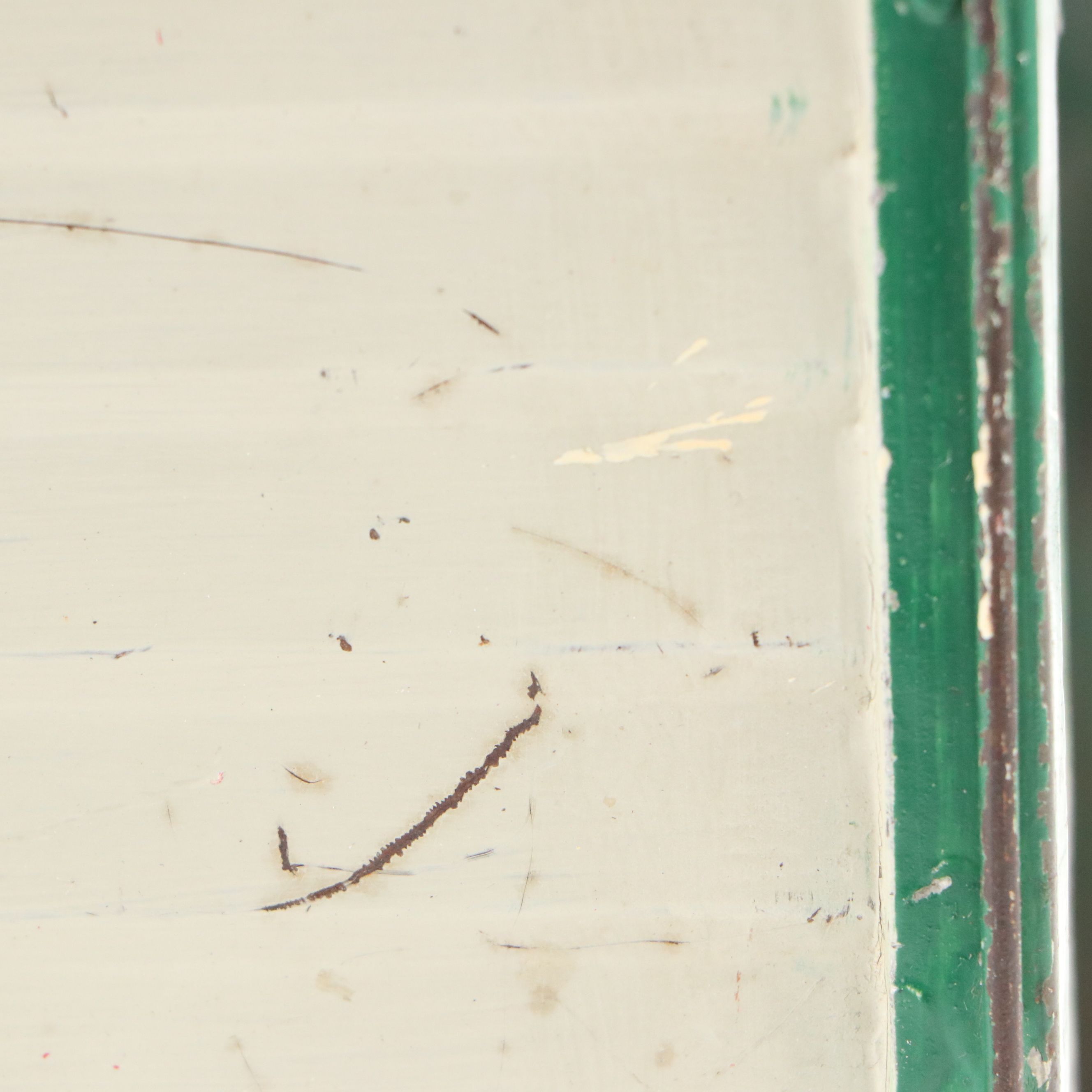 Handcrafted Tin Litho Model Garage, 20th Century