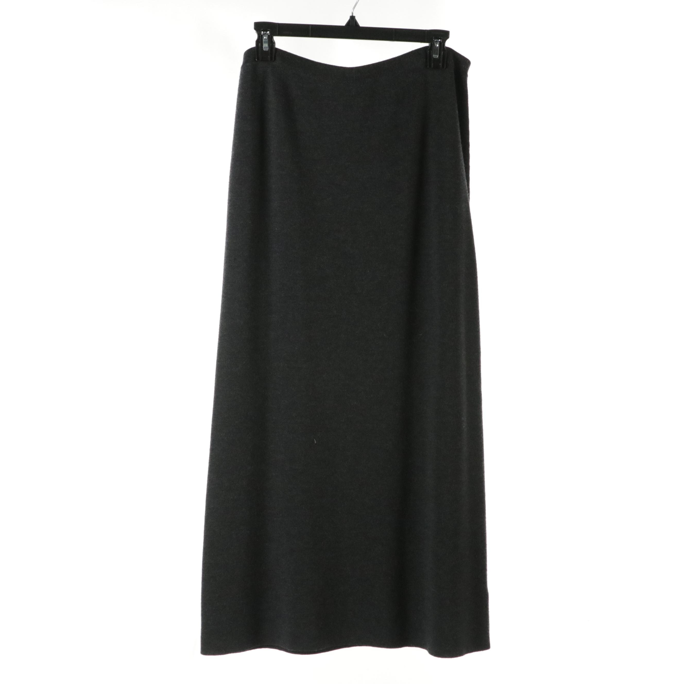 Eileen Fisher Wool Knit Sleeveless Top, Skirts, and Button-Front Jacket with Top