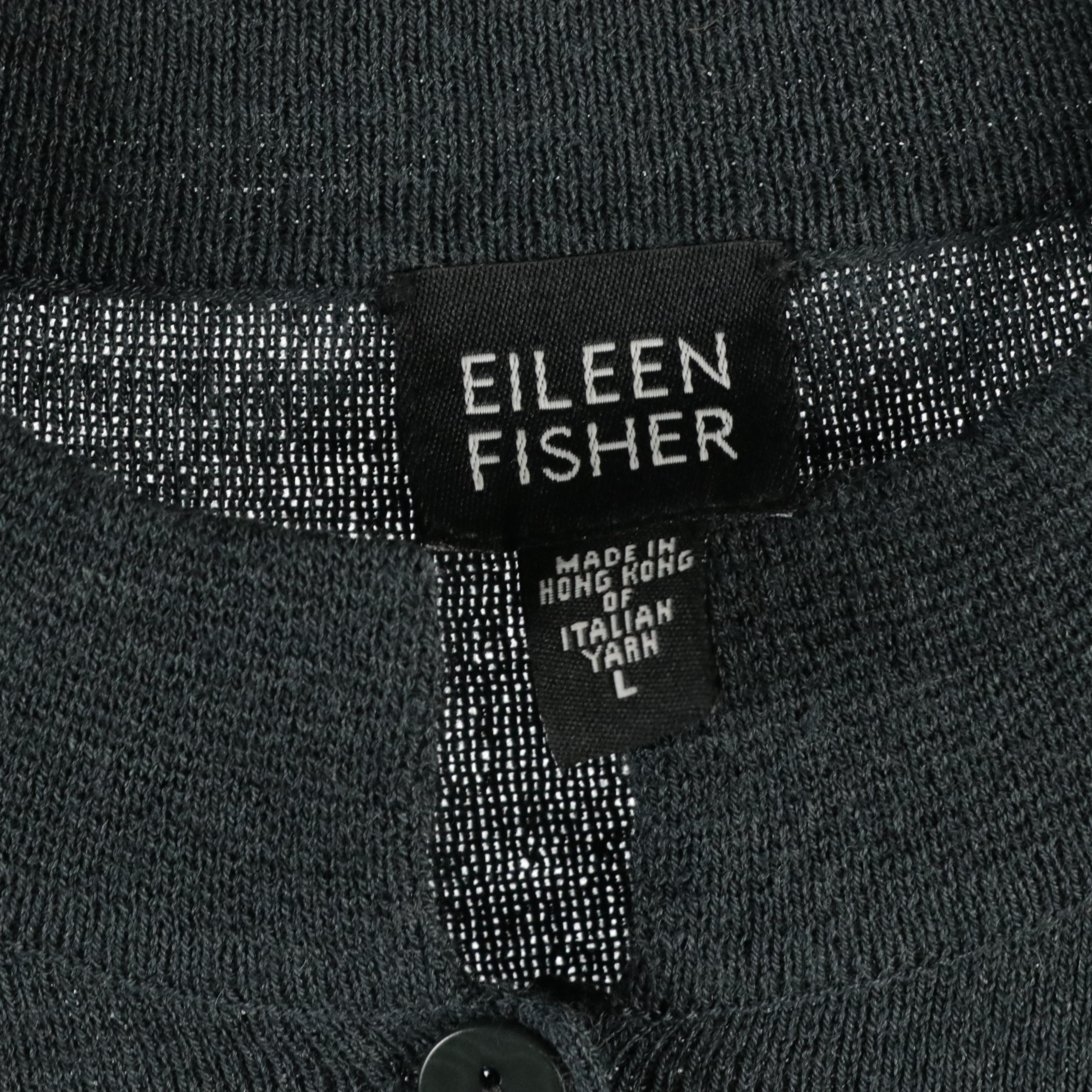 Eileen Fisher Wool Knit Sleeveless Top, Skirts, and Button-Front Jacket with Top