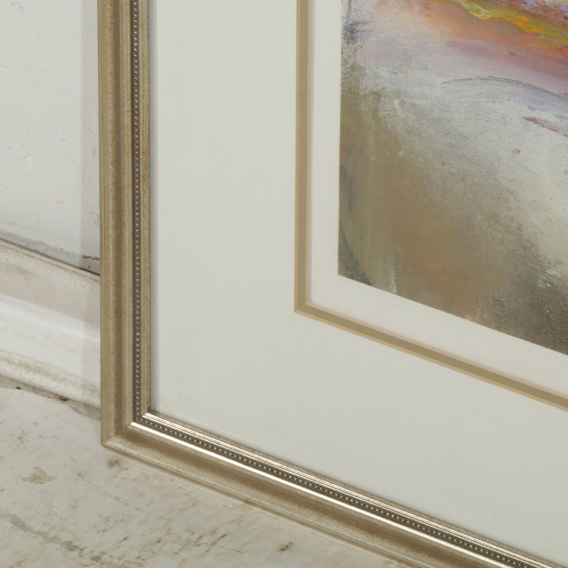 Elaine Martin Abstract Gestural Acrylic Painting, Late 20th Century