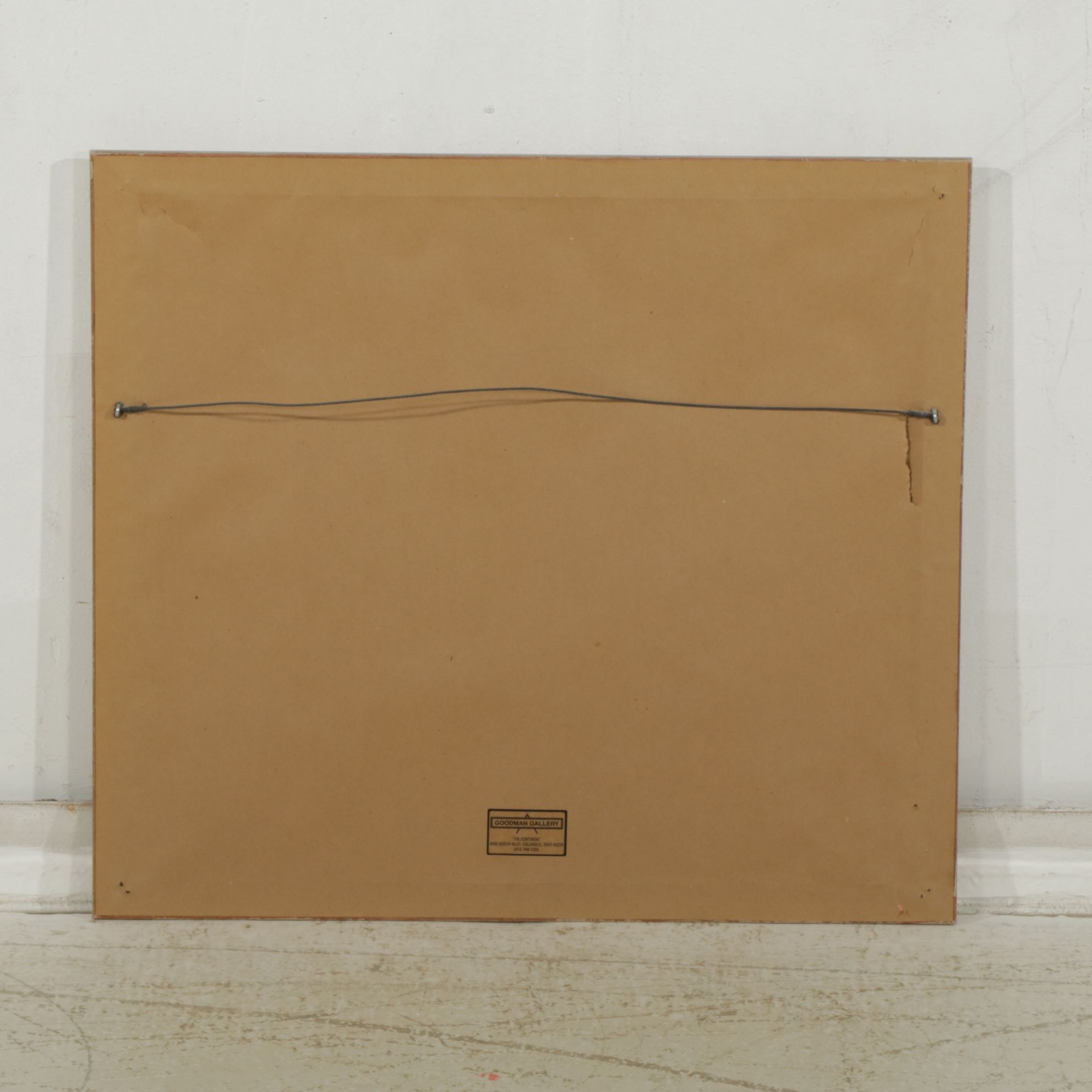 Elaine Martin Abstract Gestural Acrylic Painting, Late 20th Century