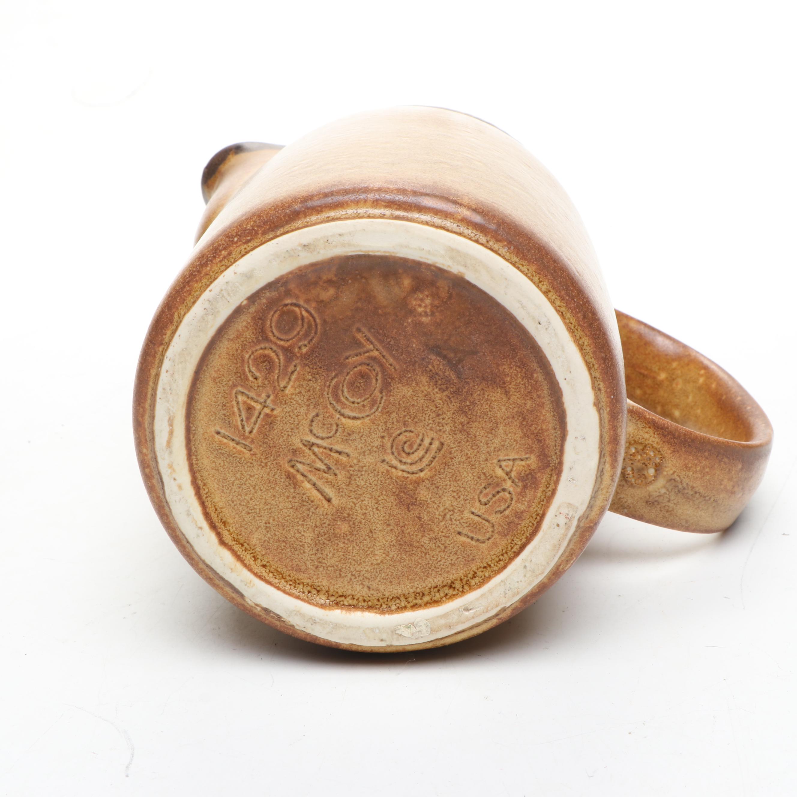 McCoy Pottery Lancaster Colony Stoneware Pots and Pitcher