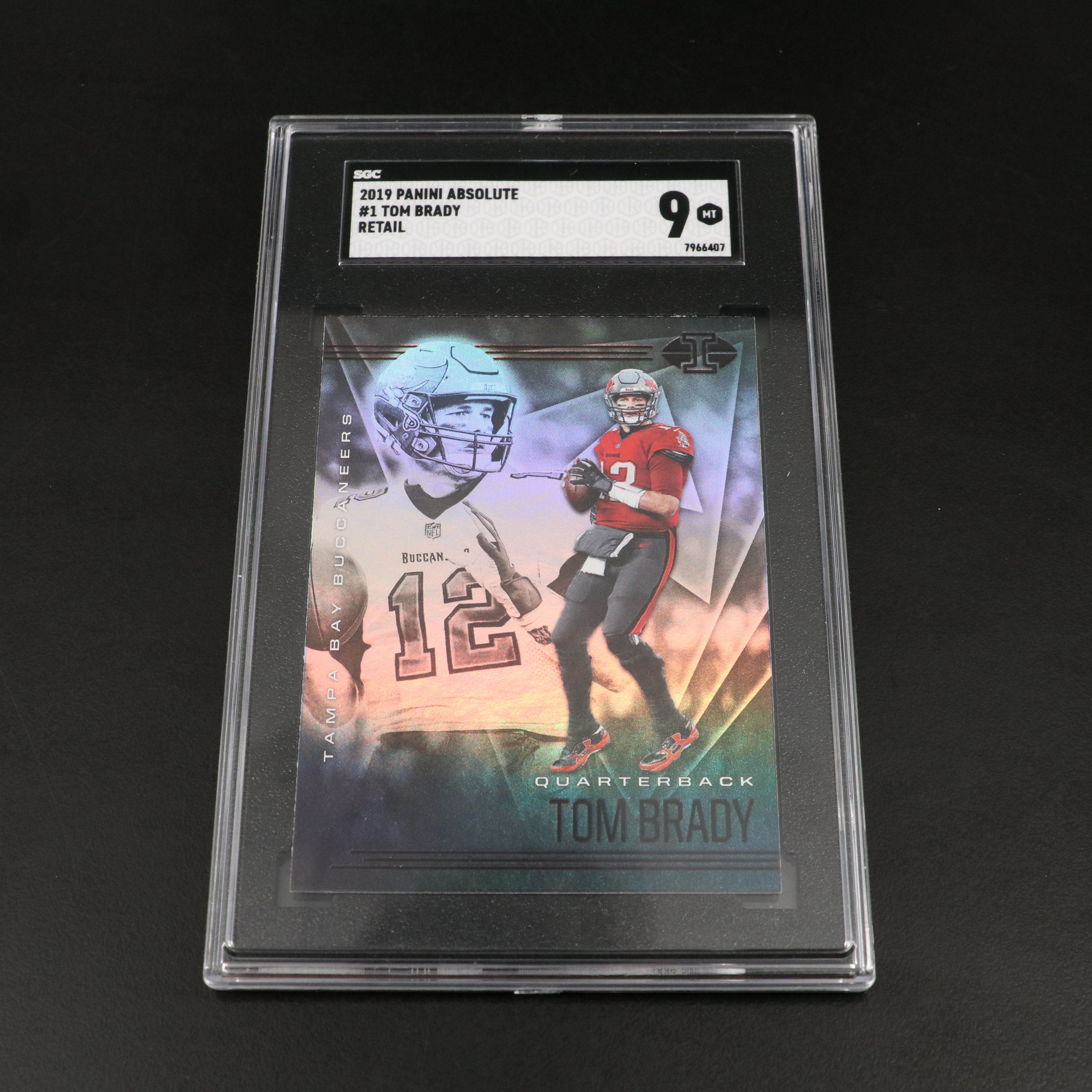 Tom Brady SGC Graded New England Patriots & Tampa Bay Buccaneers Football Cards