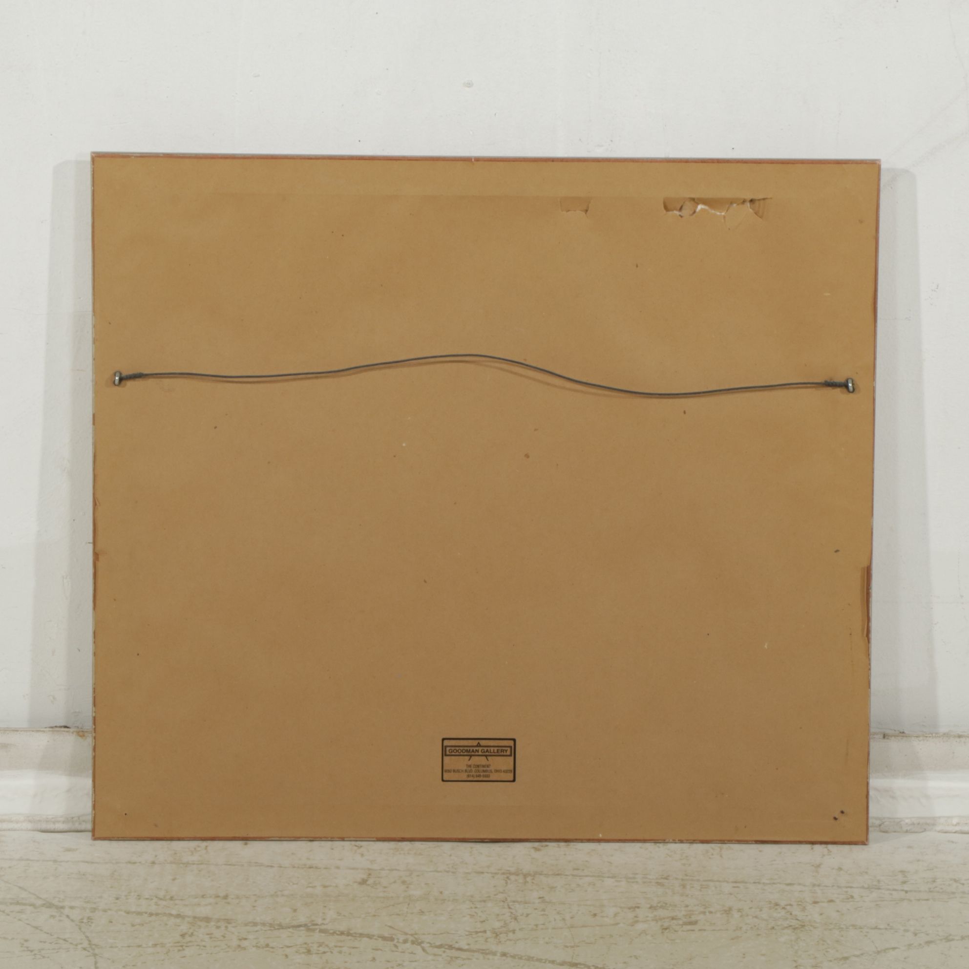 Elaine Martin Textured Abstract Acrylic Painting, Late 20th Century