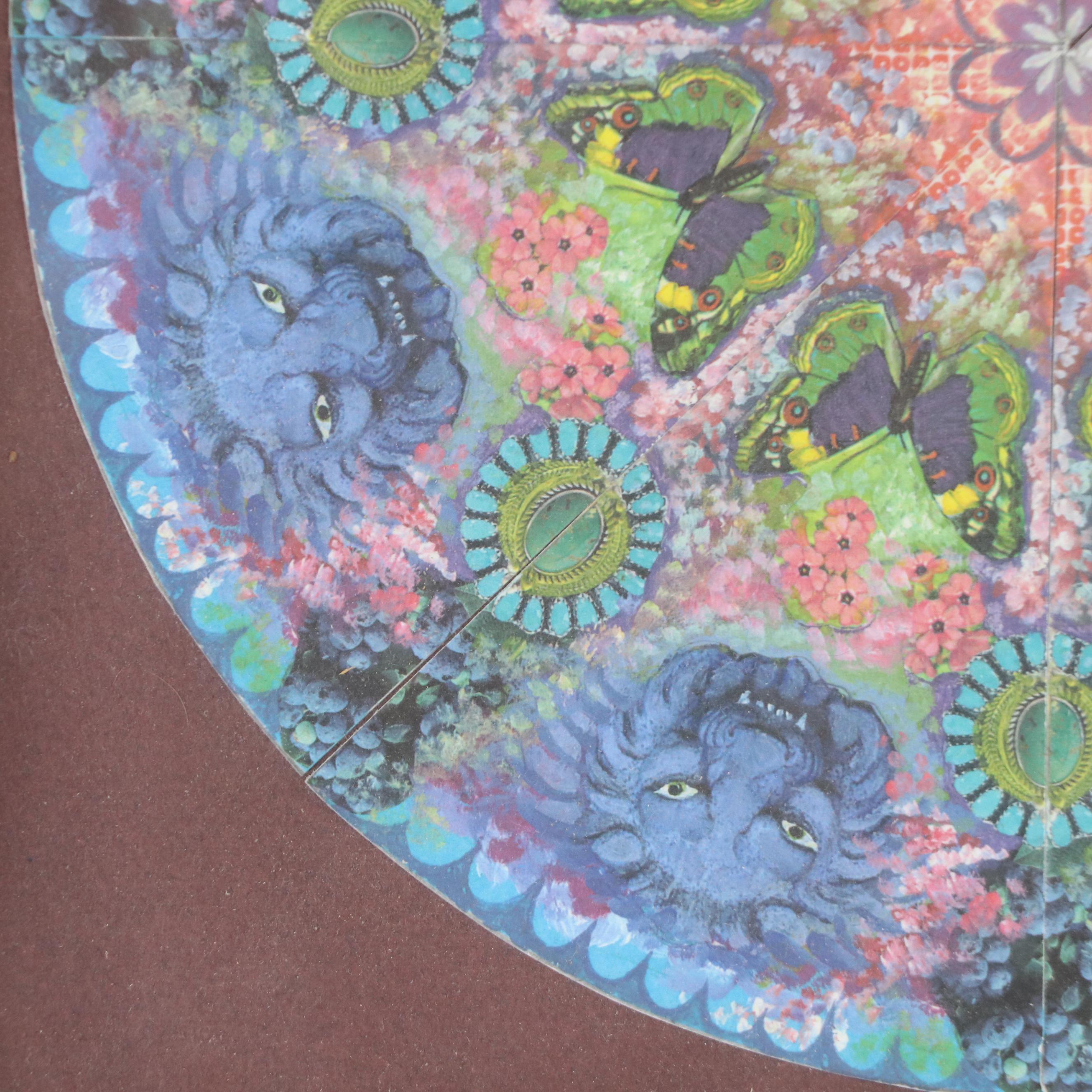 Robert Beaven Handmade Folk Art Wood Frame, Circa 1990