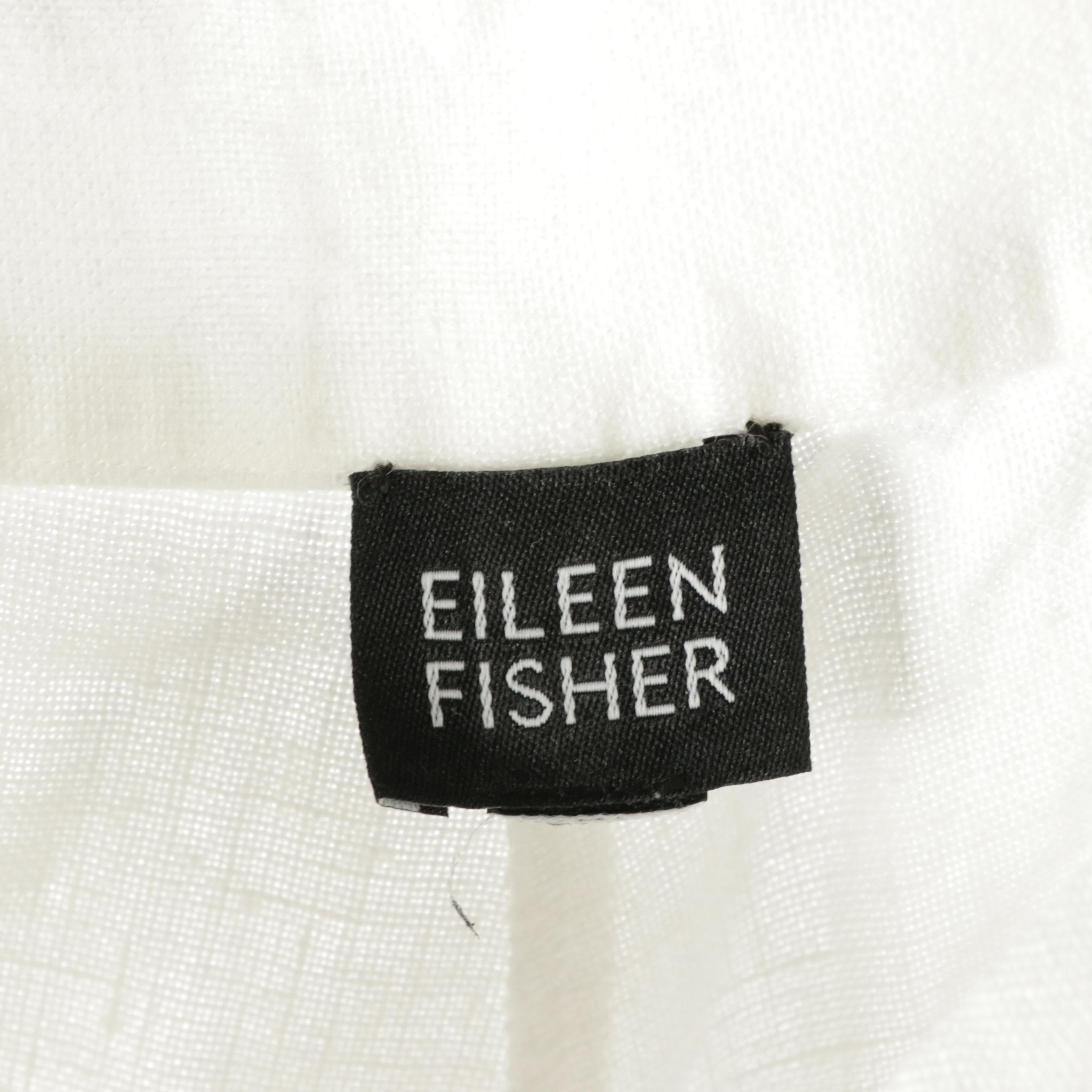 Eileen Fisher Linen Skirt, Pants & Sleeveless Top with Cropped Pants & Sweater