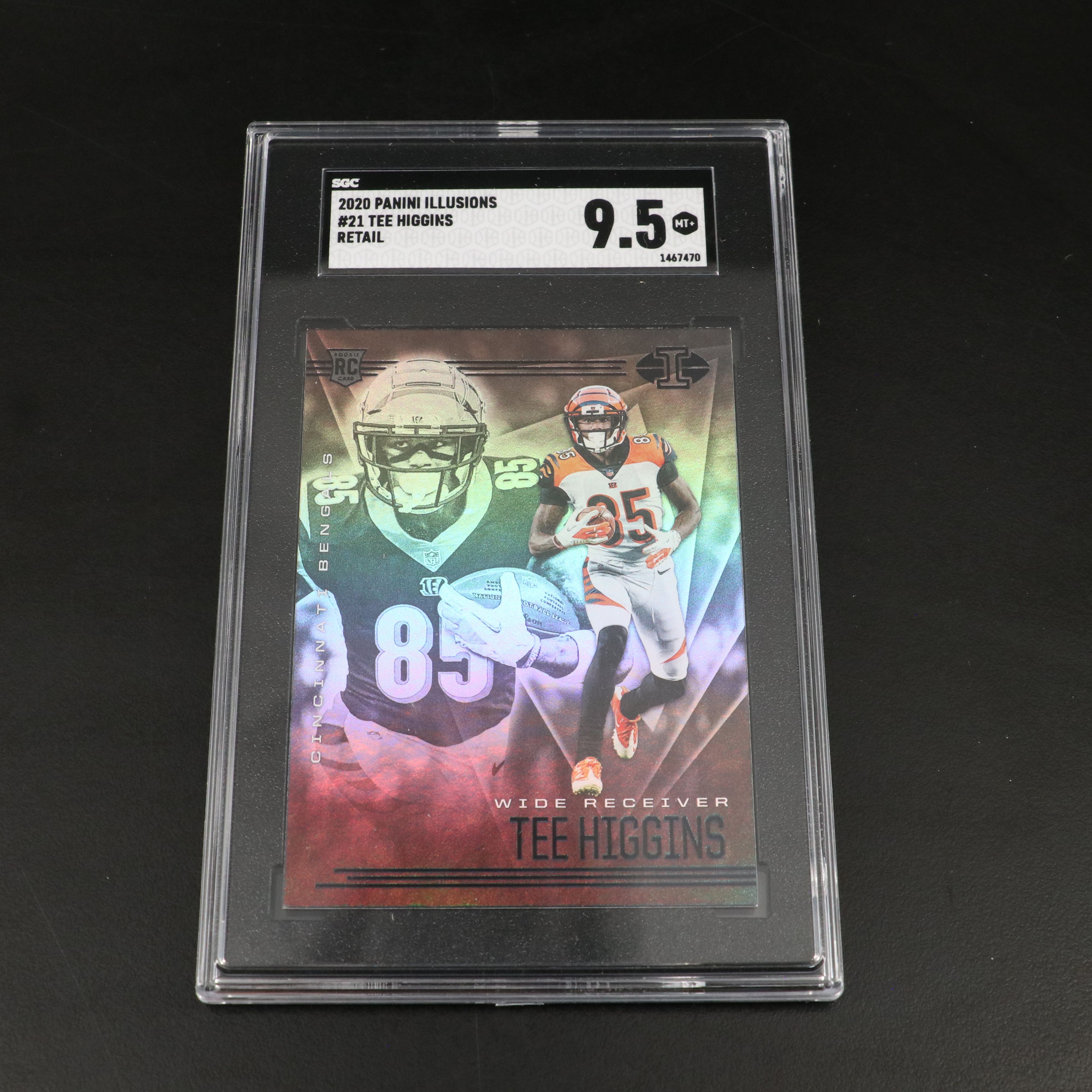 Joe Burrow, Tee Higgins, and Ja'Marr Chase SGC Graded Rookie Cards with More