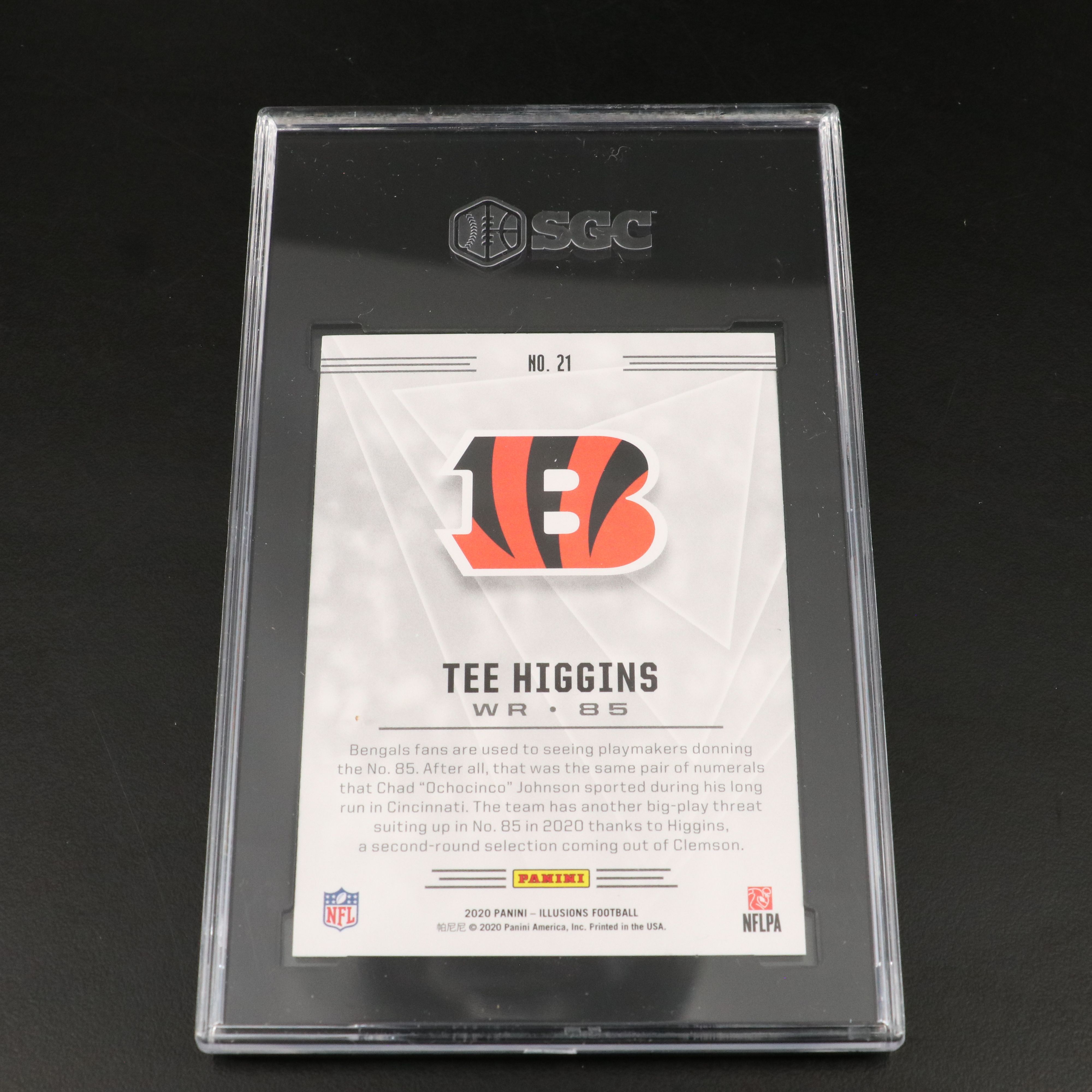 Joe Burrow, Tee Higgins, and Ja'Marr Chase SGC Graded Rookie Cards with More