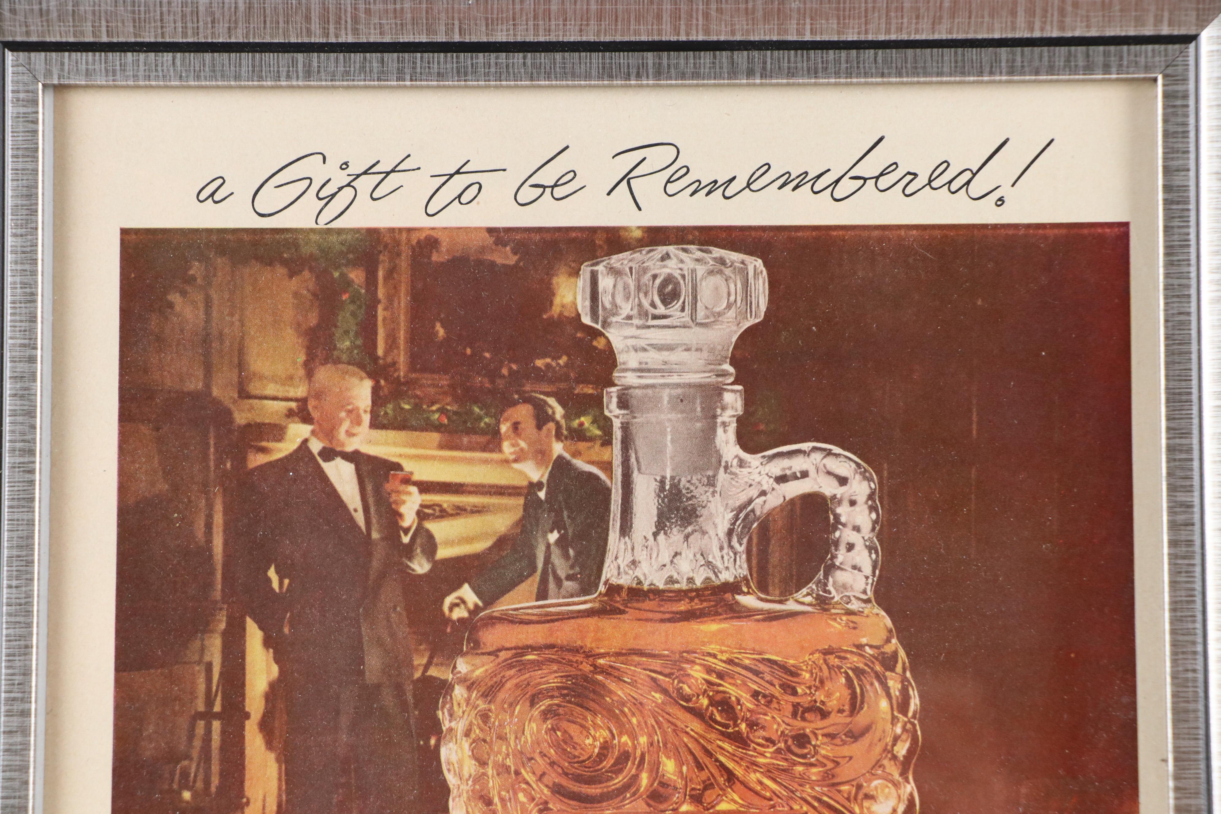 Old Forester Bourbon Advertising Halftone Print, 1952