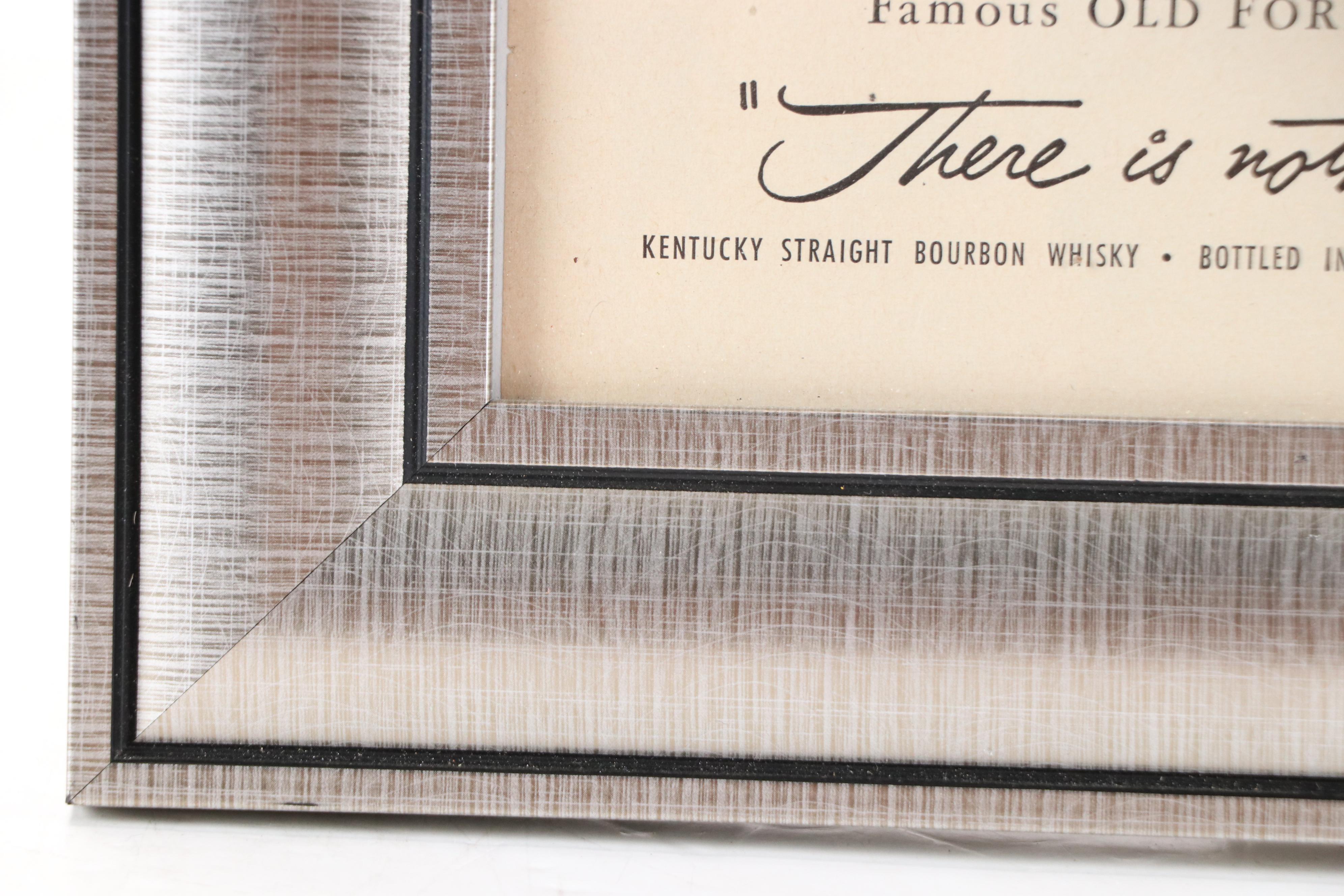 Old Forester Bourbon Advertising Halftone Print, 1952