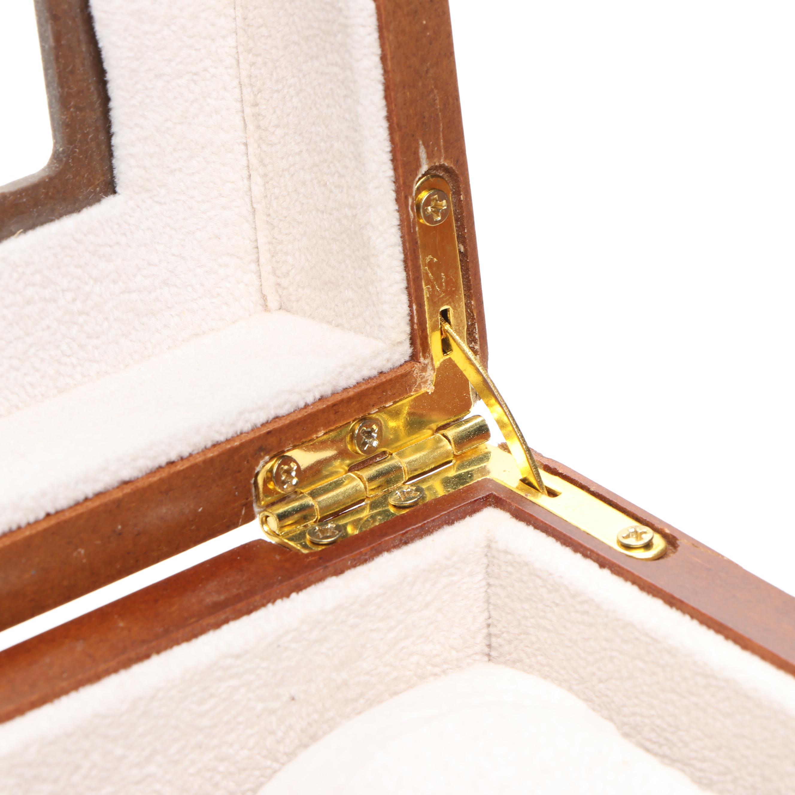 Two Wood Veneer Twenty-Slot Watch Cases