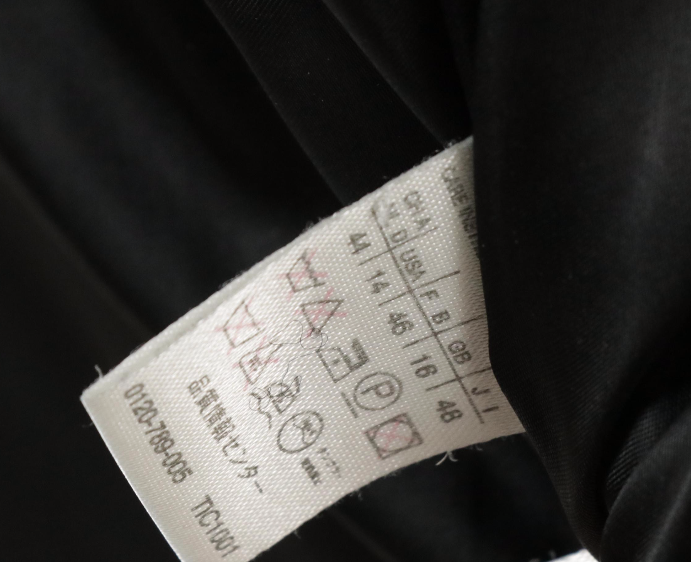 Max Mara Black Wool Double-Breasted Coat