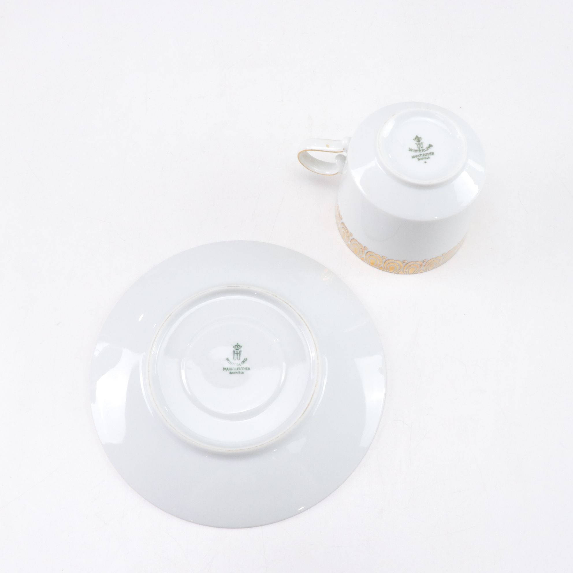 Winterling Gilt Porcelain Coffee Set