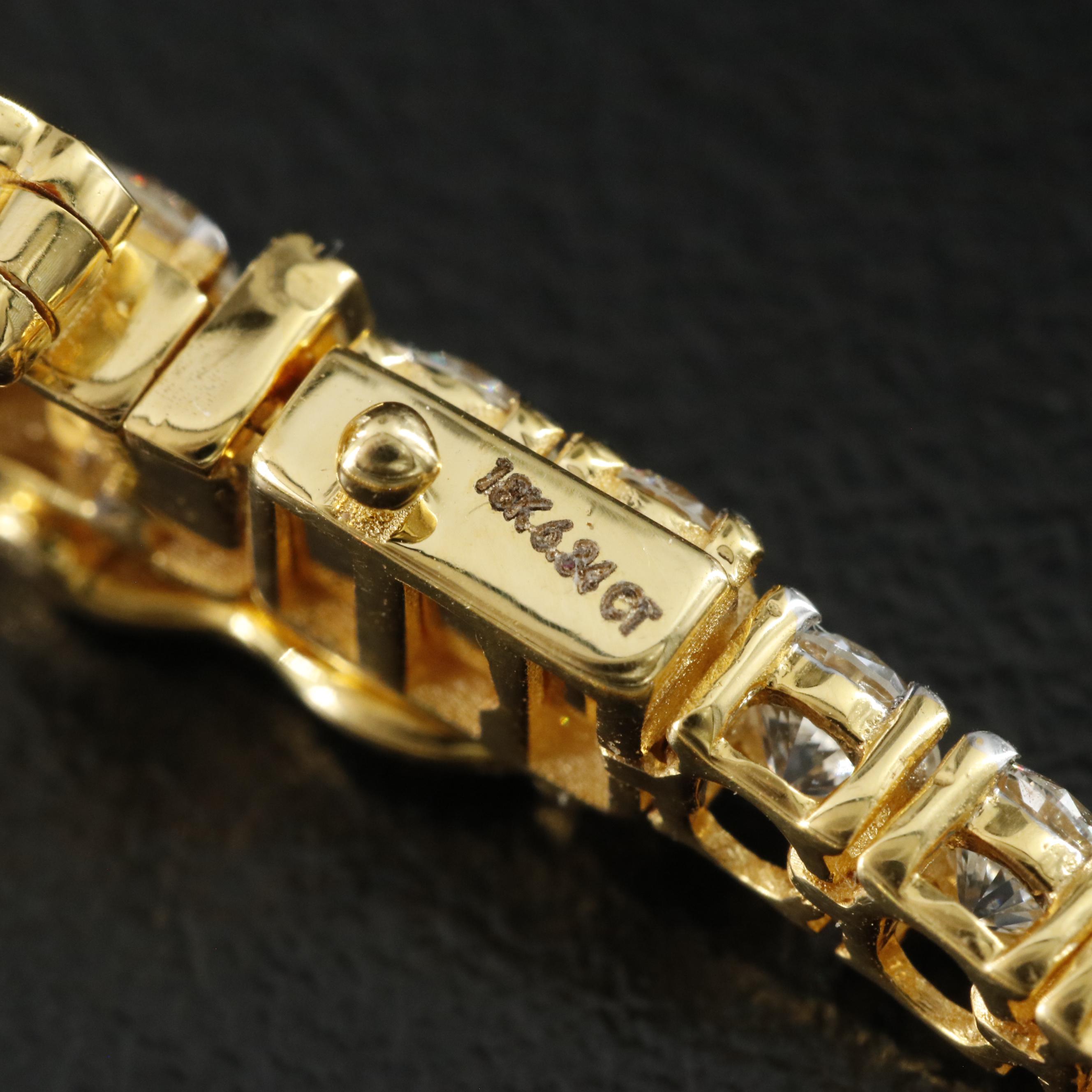 14K 6.34 CTW Diamond Line Bracelet