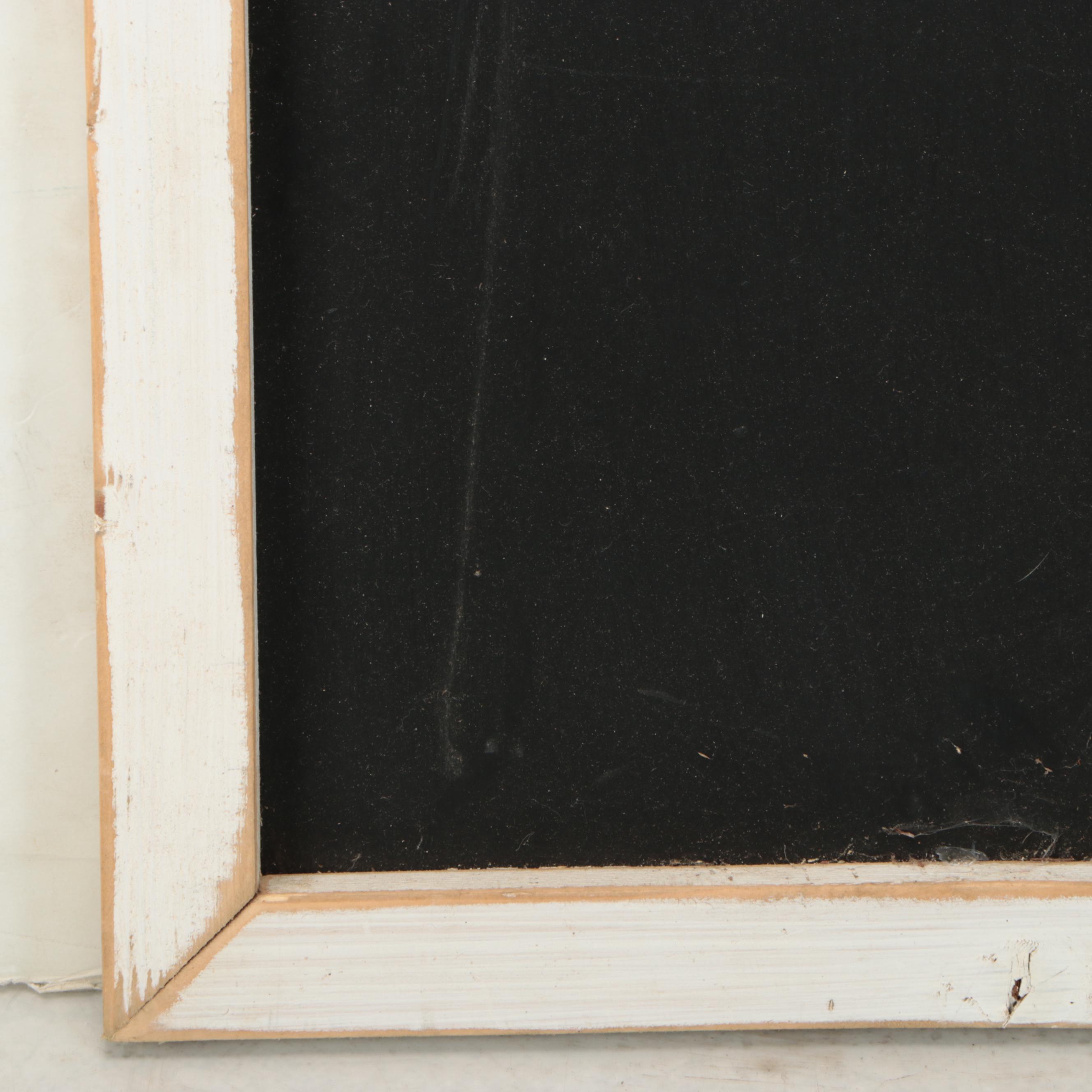 Mobilgas Wooden Advertising Chalkboard Sign, Mid to Late 20th Century