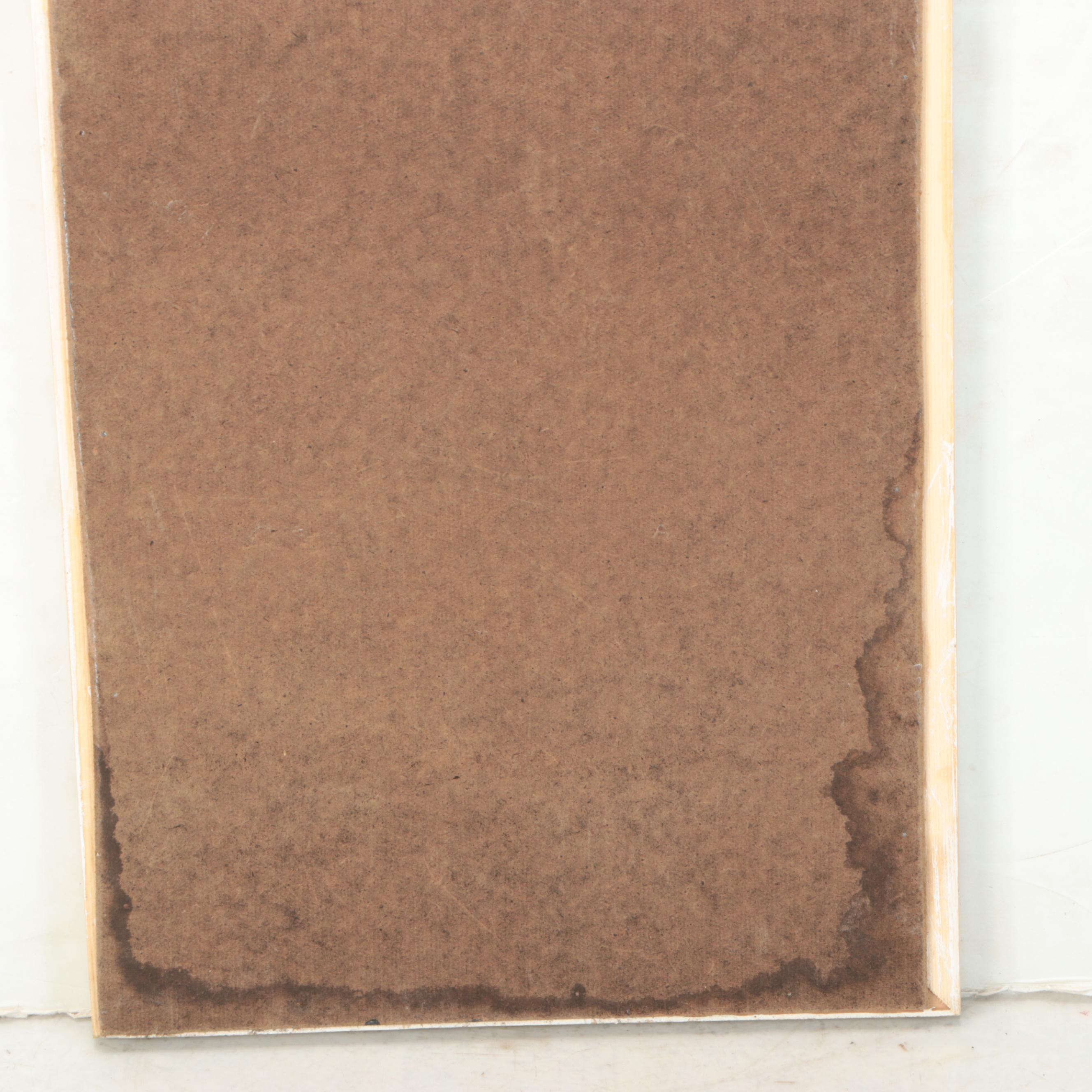 Mobilgas Wooden Advertising Chalkboard Sign, Mid to Late 20th Century