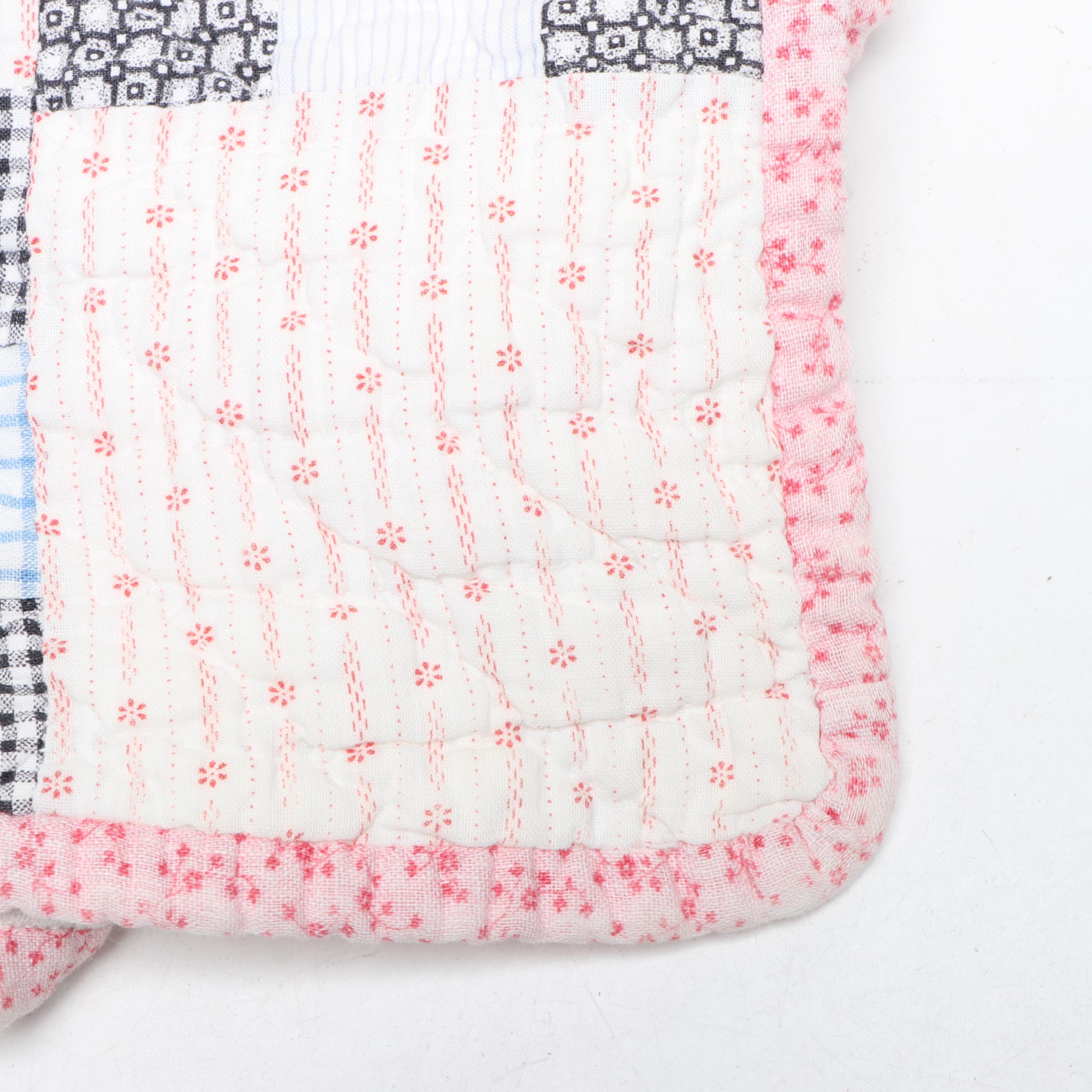 Cedar Chest with Child's Patchwork Quilt