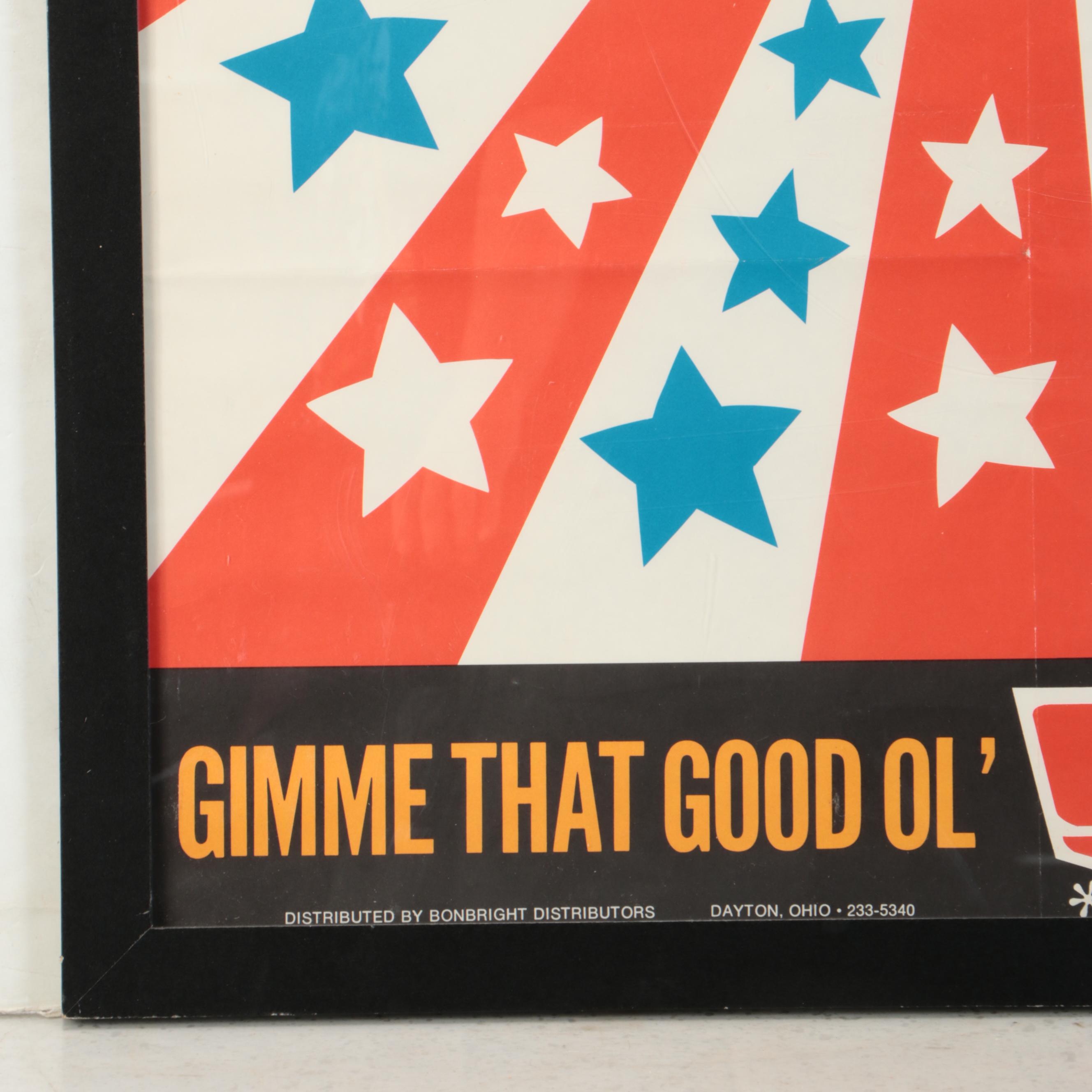 Vintage Schoenling "The Great American Beer" Advertisement Poster