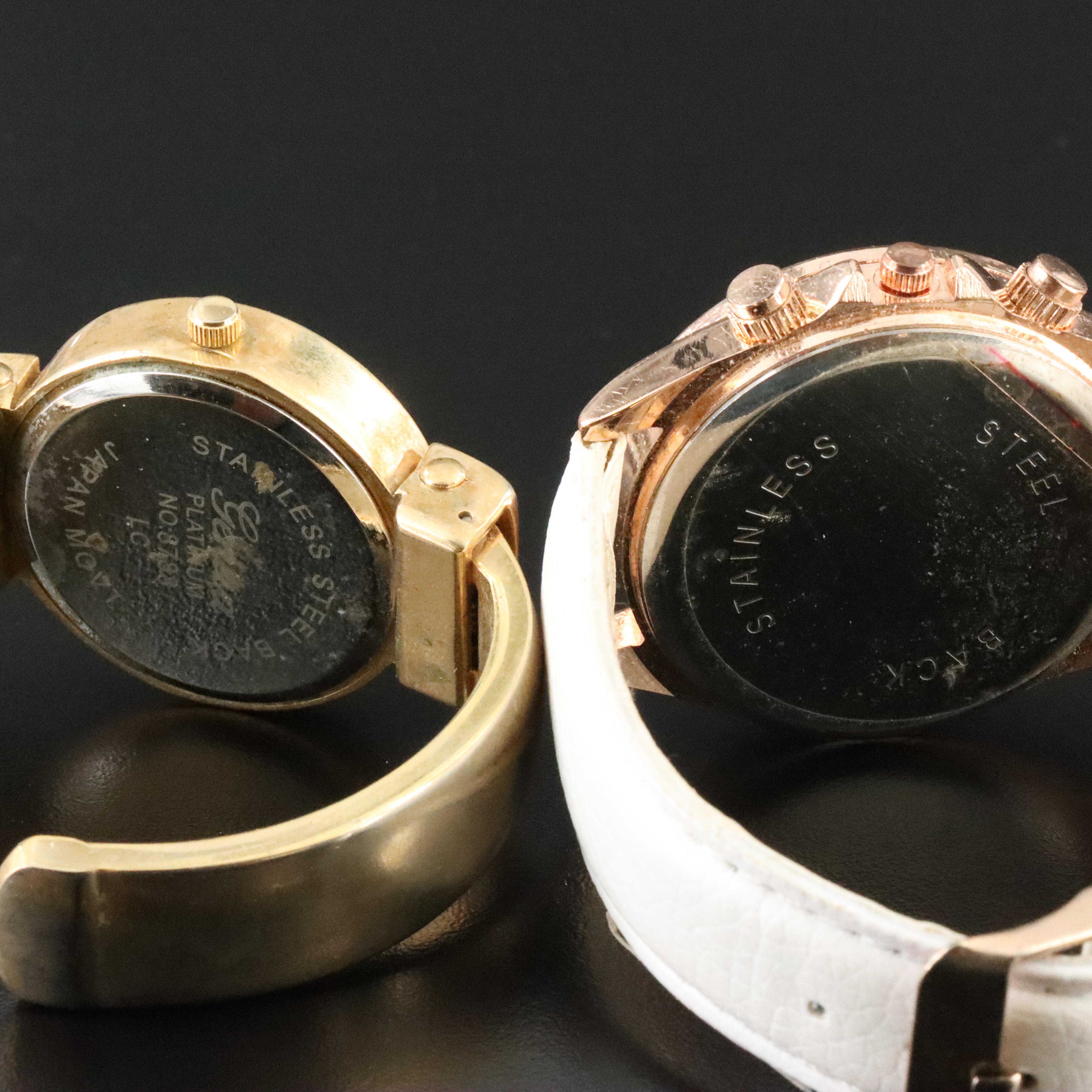 Collection of Quartz Dress Watches Featuring Geneva, Elizabeth Taylor and Milano