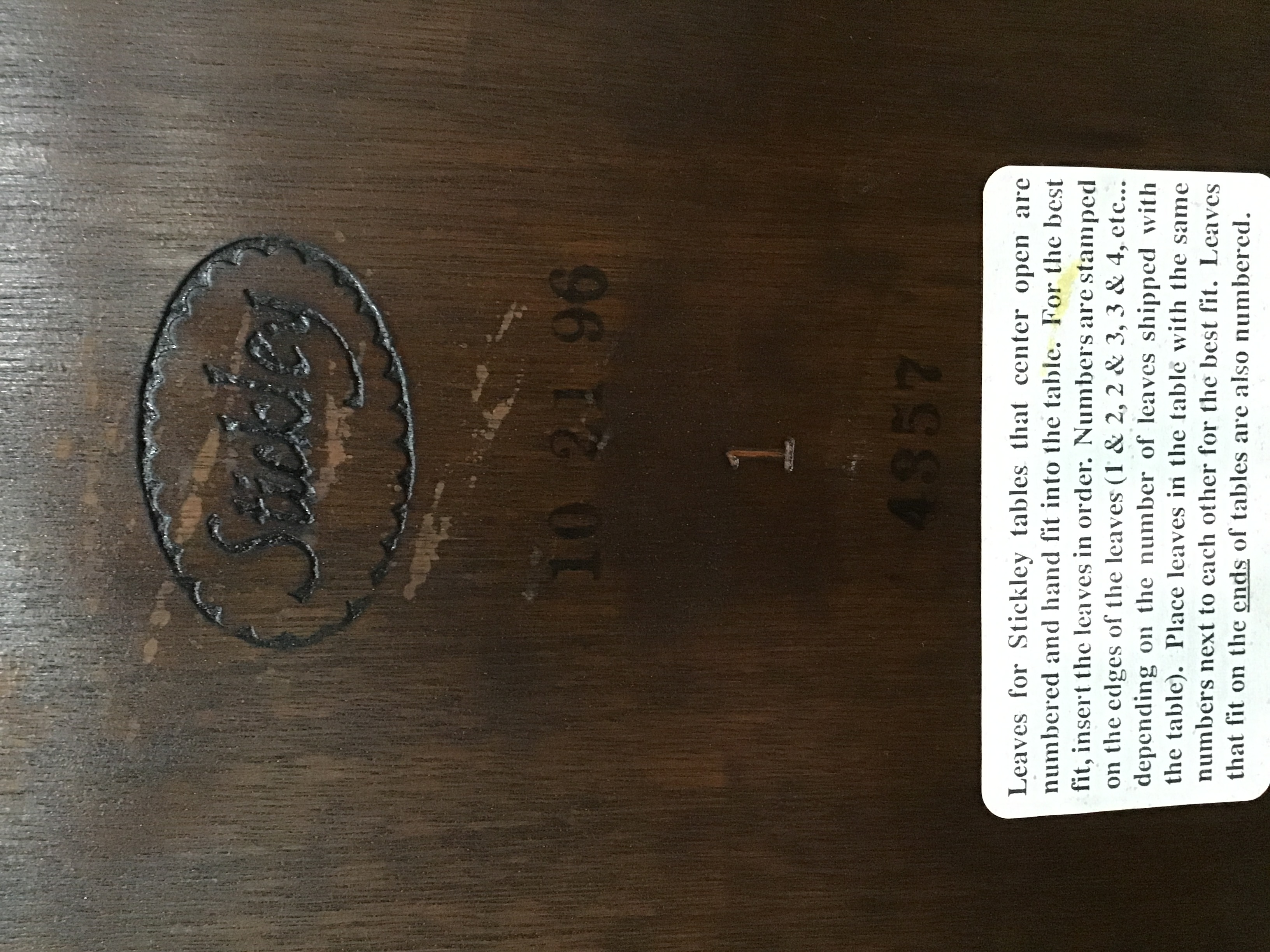 Stickley Georgian Style Mahogany Dining Table and Eight Maitland-Smith Chairs