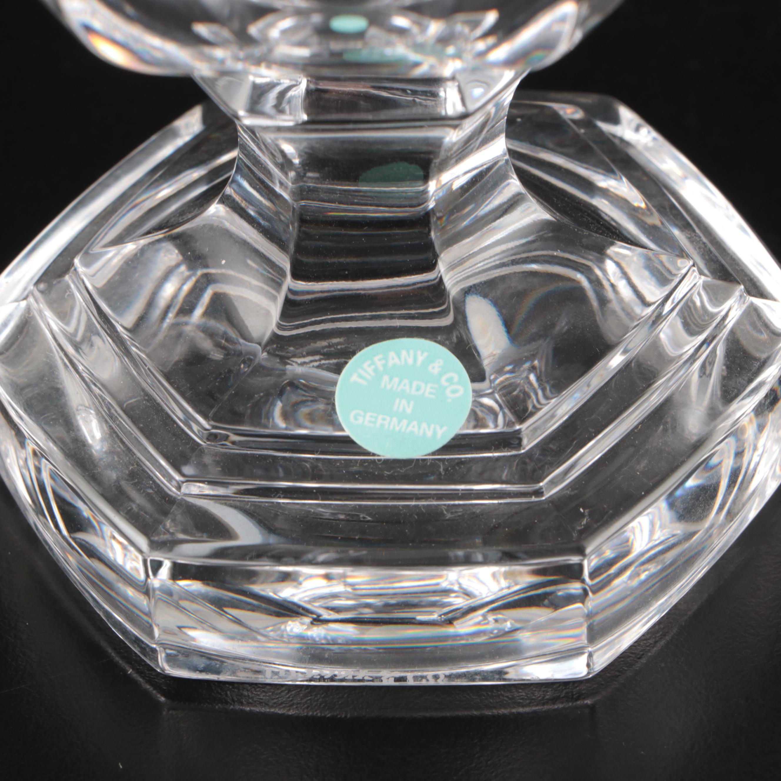 Tiffany & Co. Crystal Handled Trophy Vases