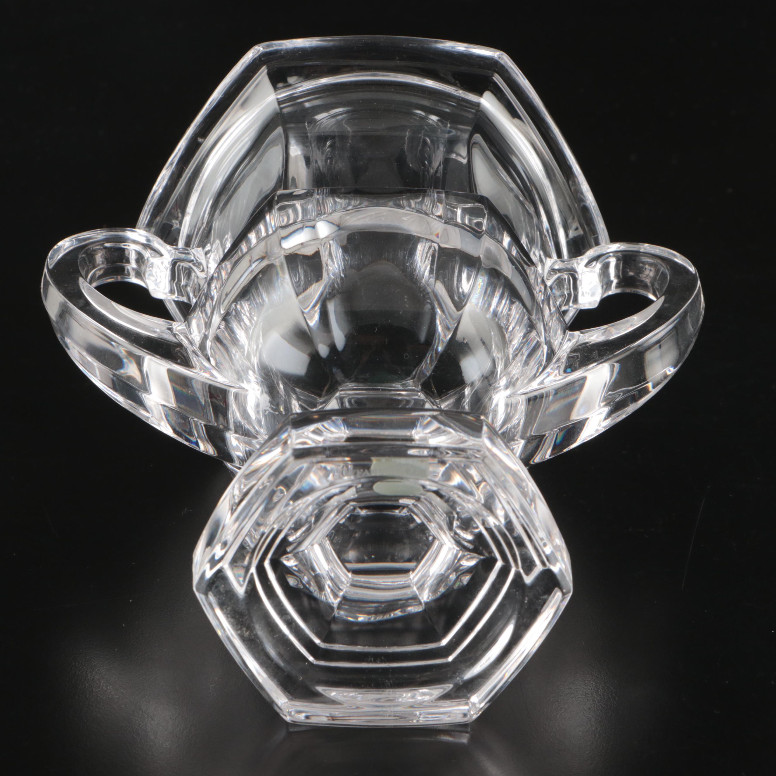 Tiffany & Co. Crystal Handled Trophy Vases