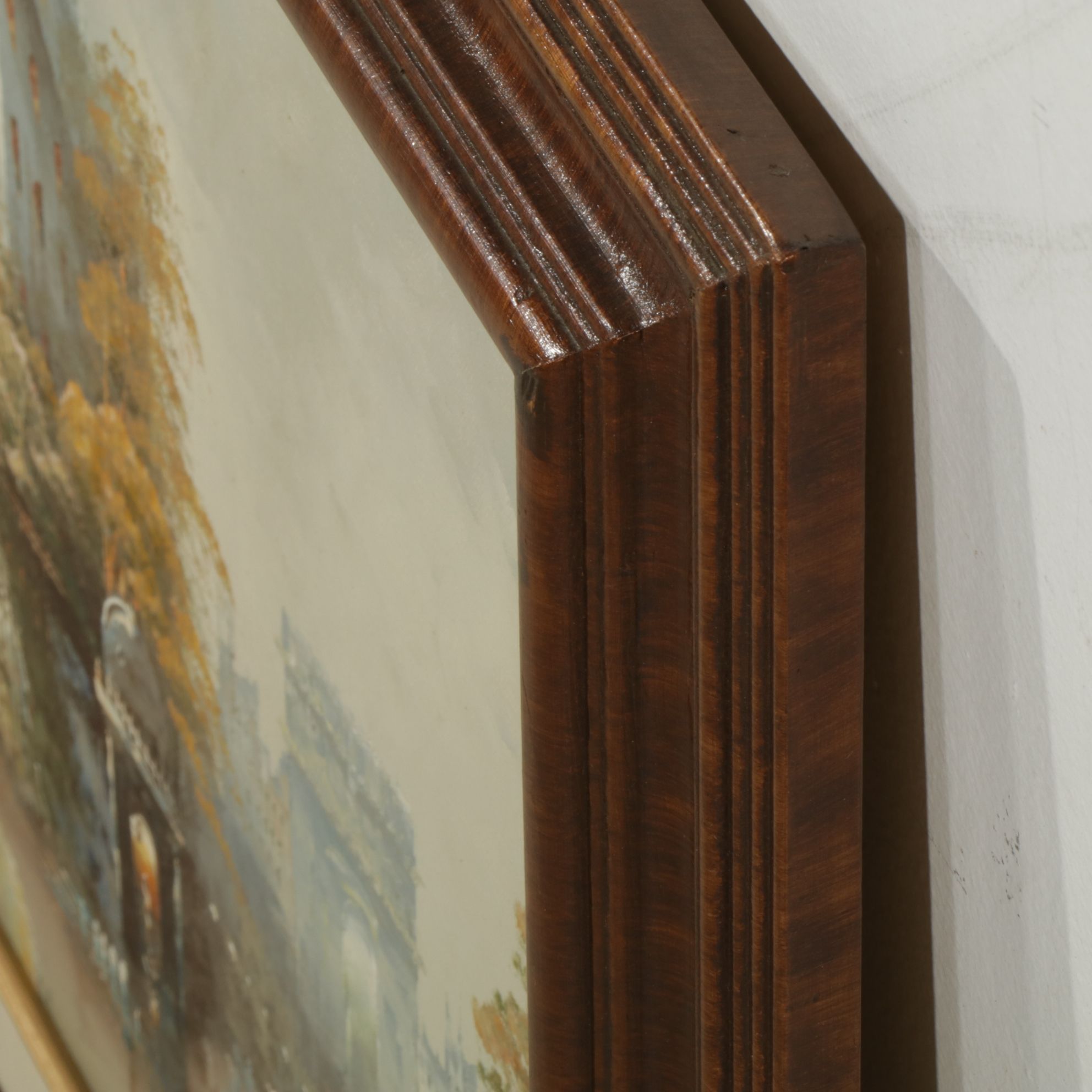 Paul Rambert Impressionist Parisian Cityscape Oil Painting with Arc de Triomphe