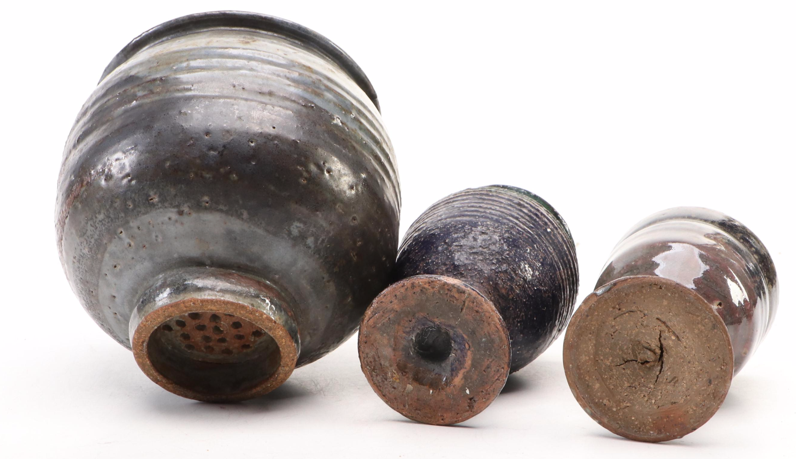 Roy Cartwirght Art Pottery Egg Cups and Other Vessels