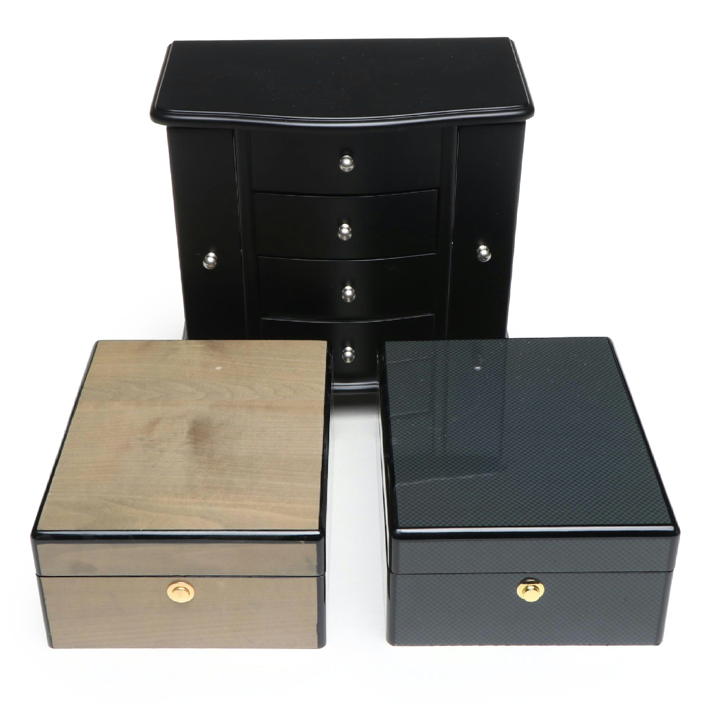 Jewelry Chest with Two Watch Boxes