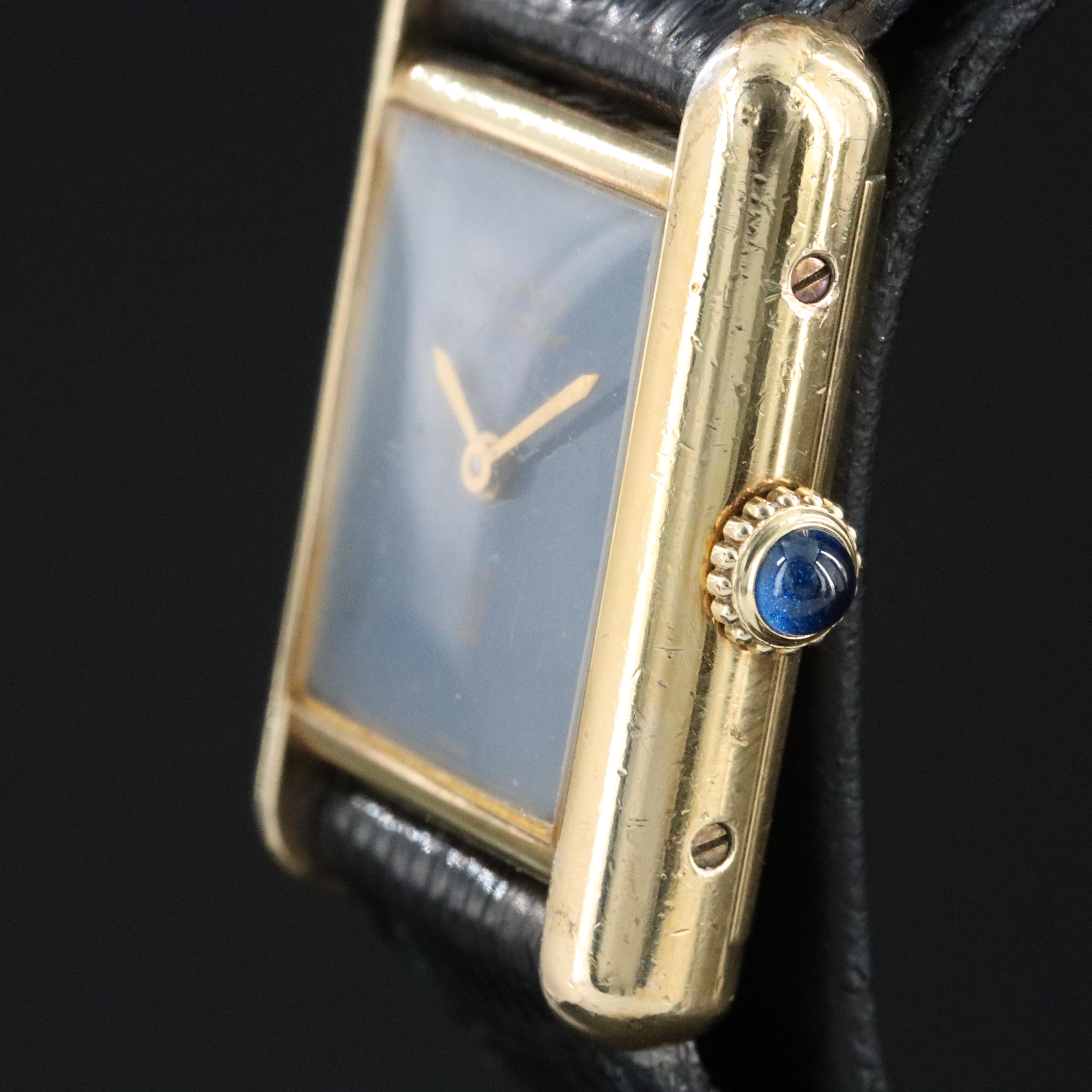 Cartier Must de Cartier Tank Vermeil Gold Plated Watch