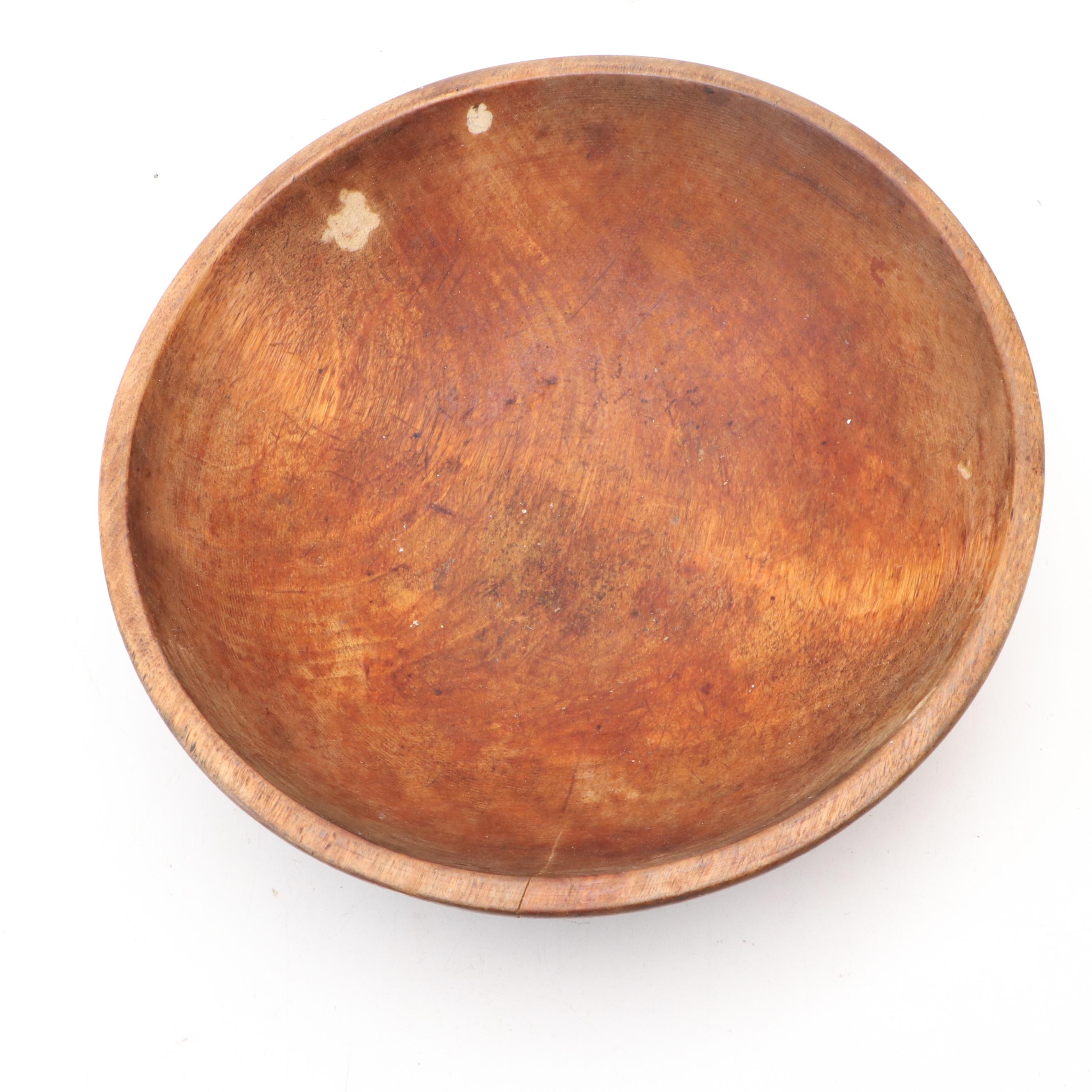 Vintage Munising and Other Turned Wood Bowls