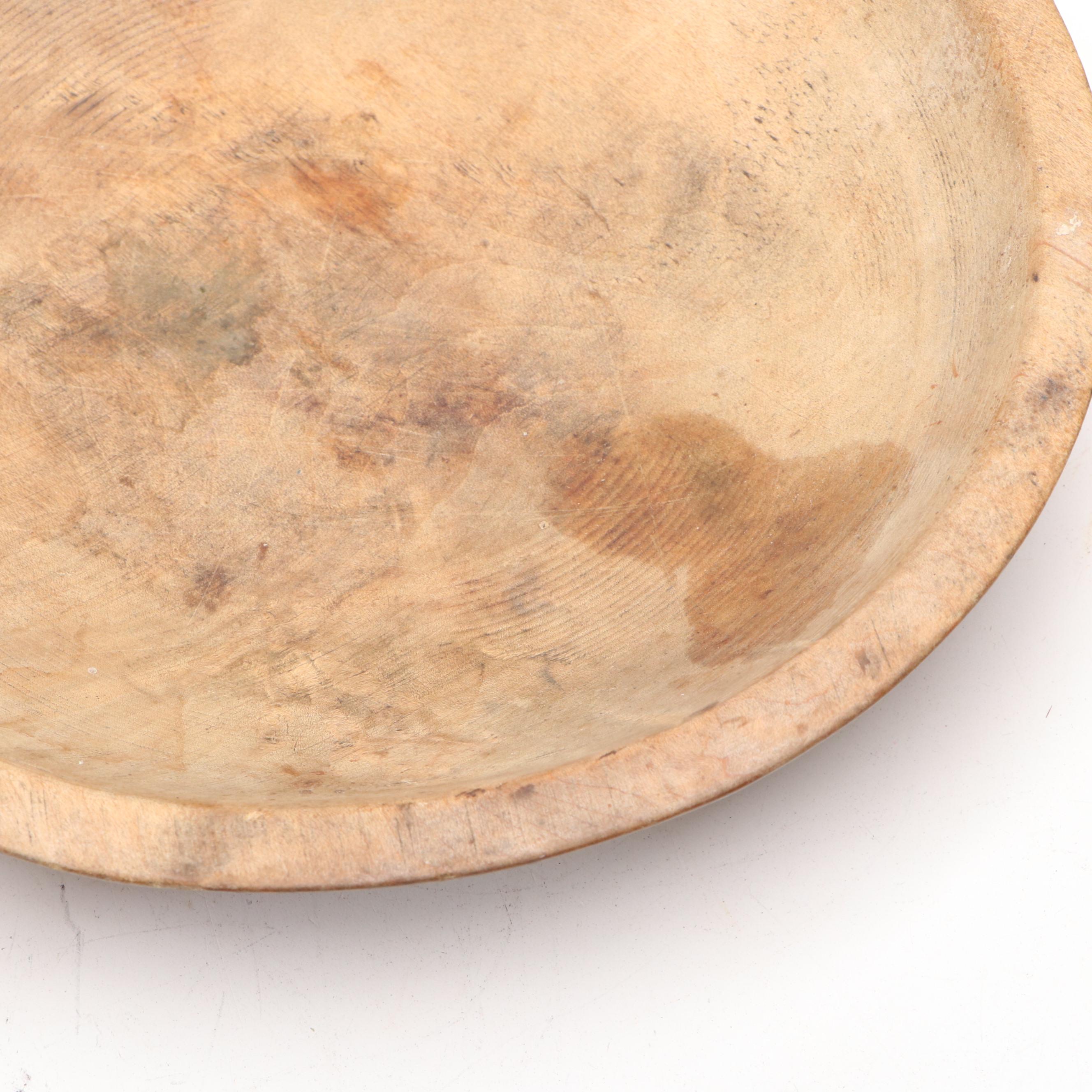 Vintage Munising and Other Turned Wood Bowls