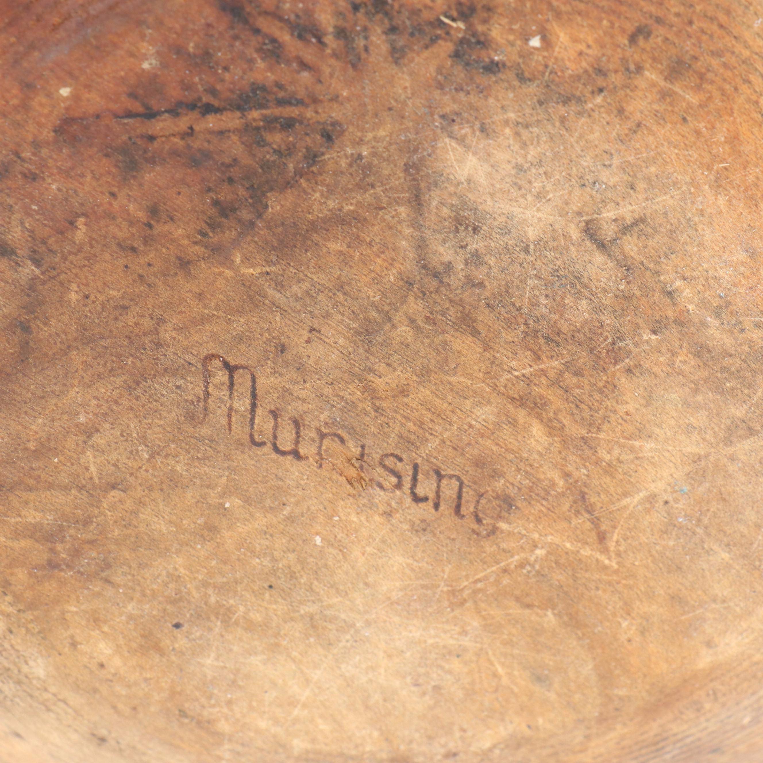 Vintage Munising and Other Turned Wood Bowls