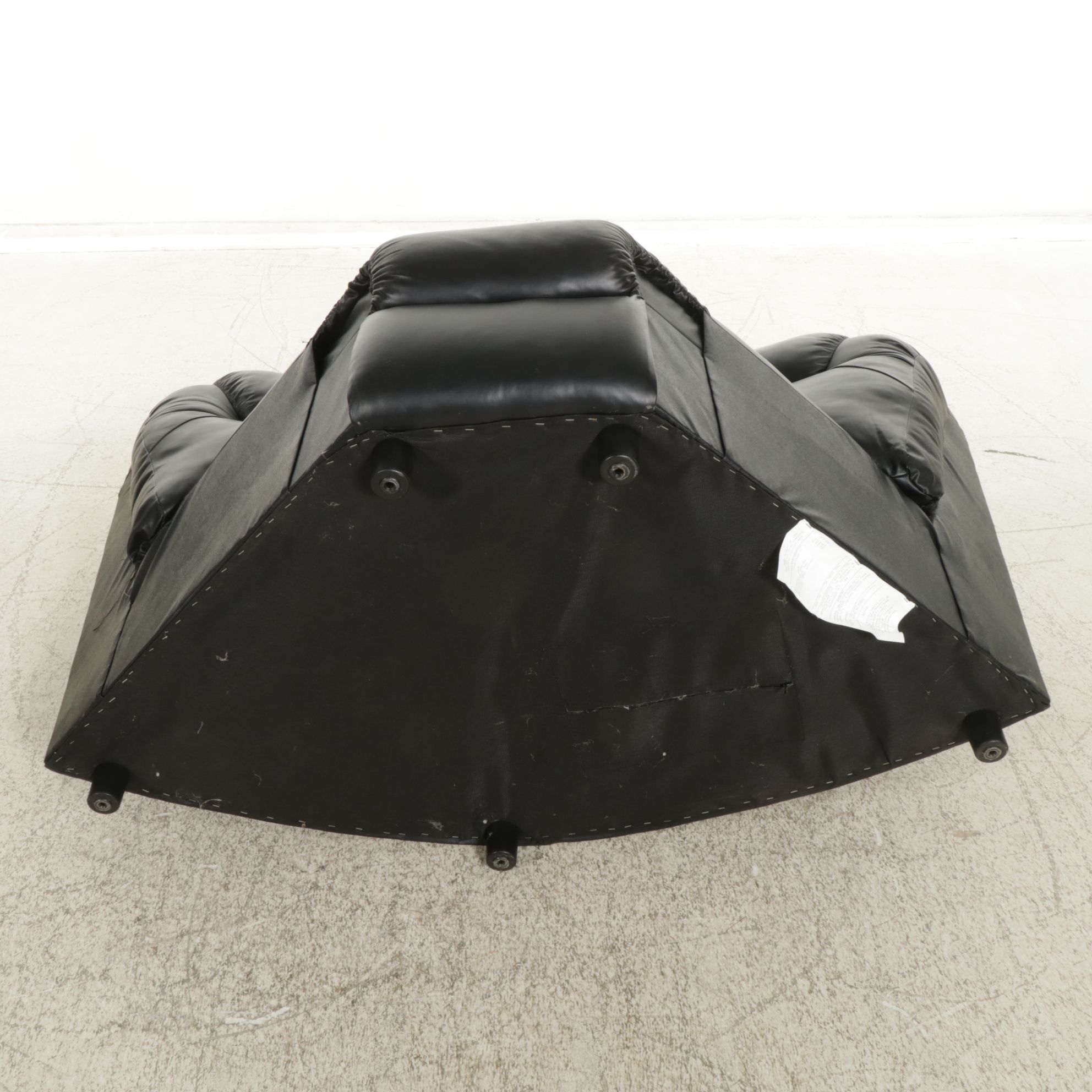 Black Leather Sofa Corner Section