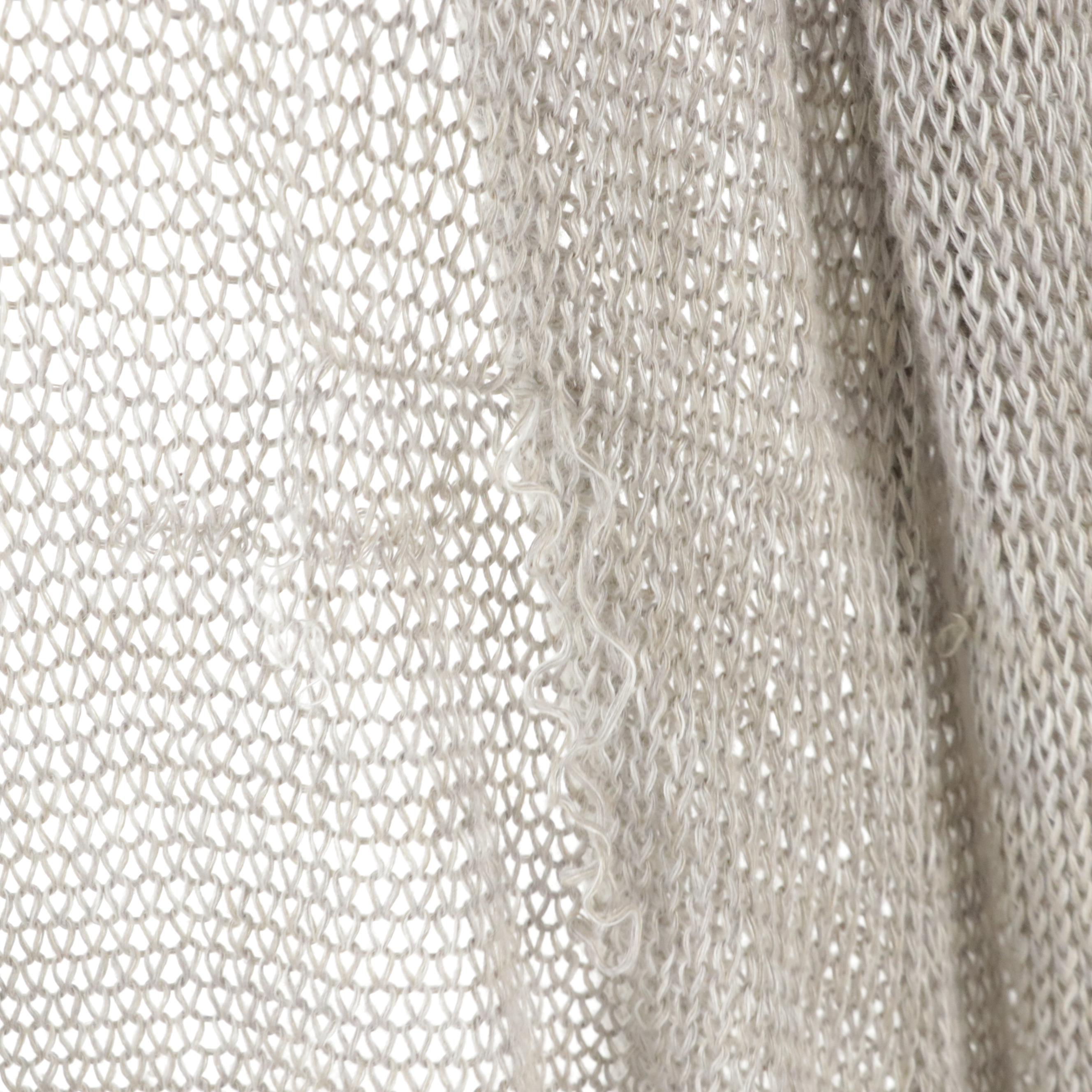 Eileen Fisher Linen Knit Sweater and Open Front Cardigan w/ Cotton Knit Sweater