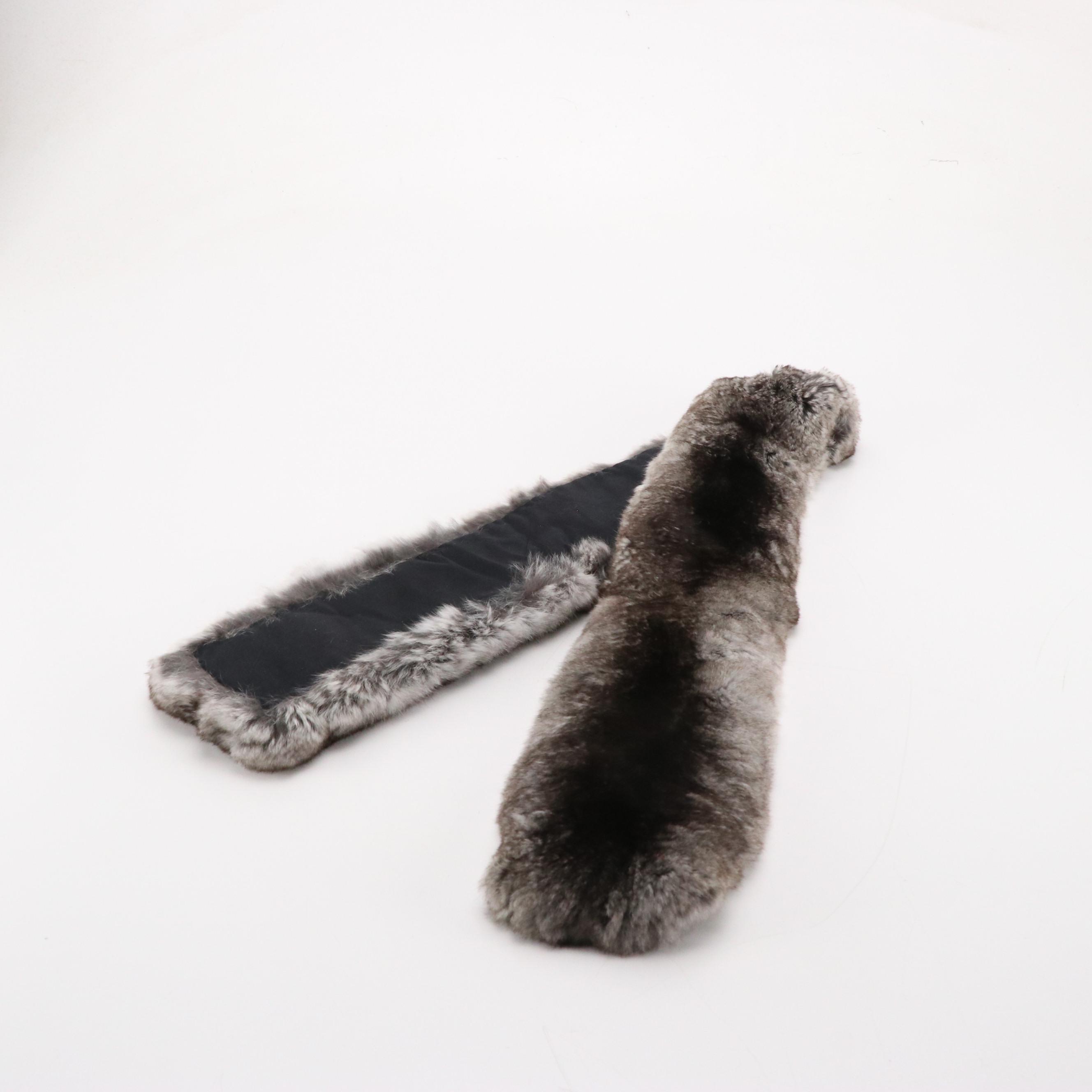 J. Mendel Paris Natural Chinchilla Fur Scarf