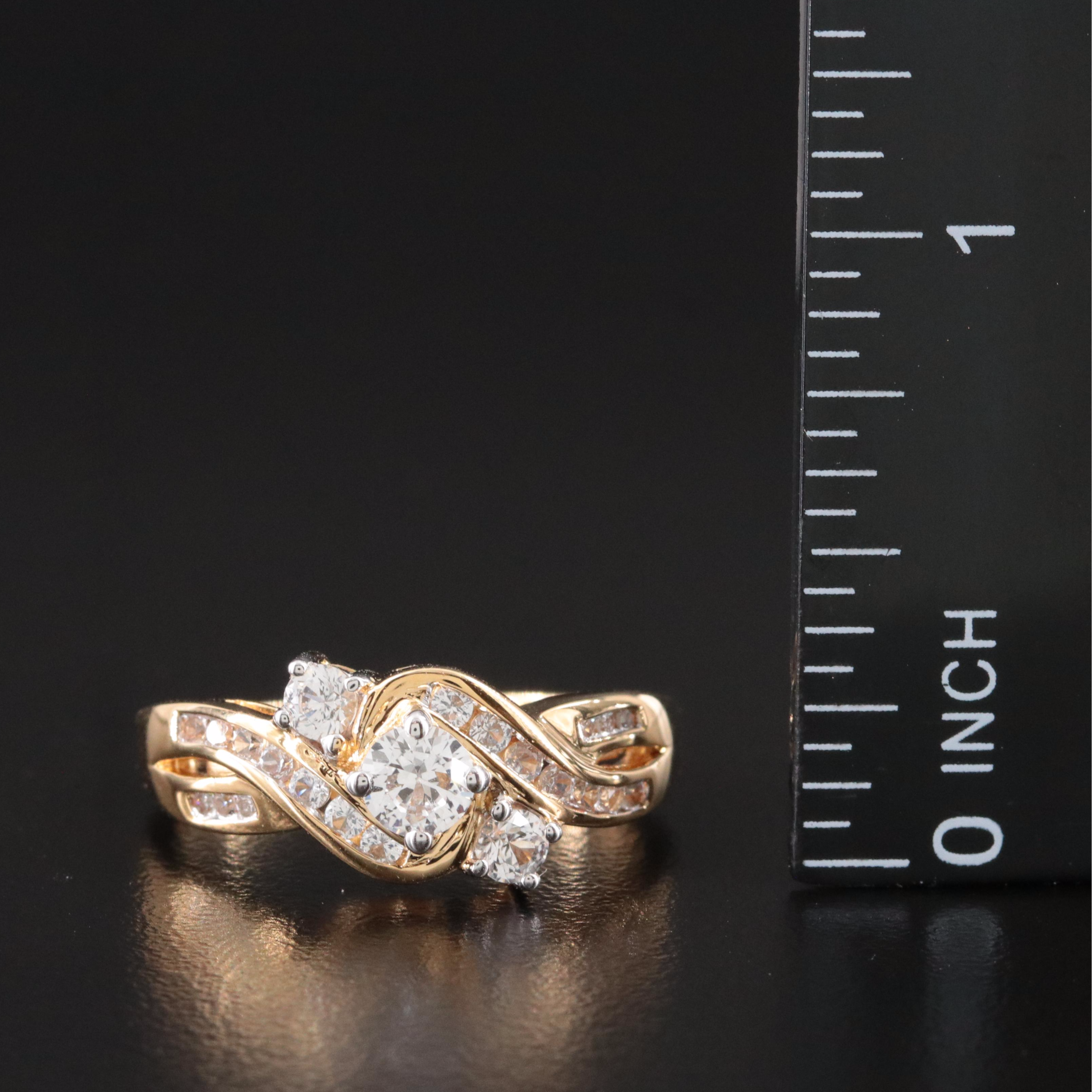 Sterling White Sapphire Ring