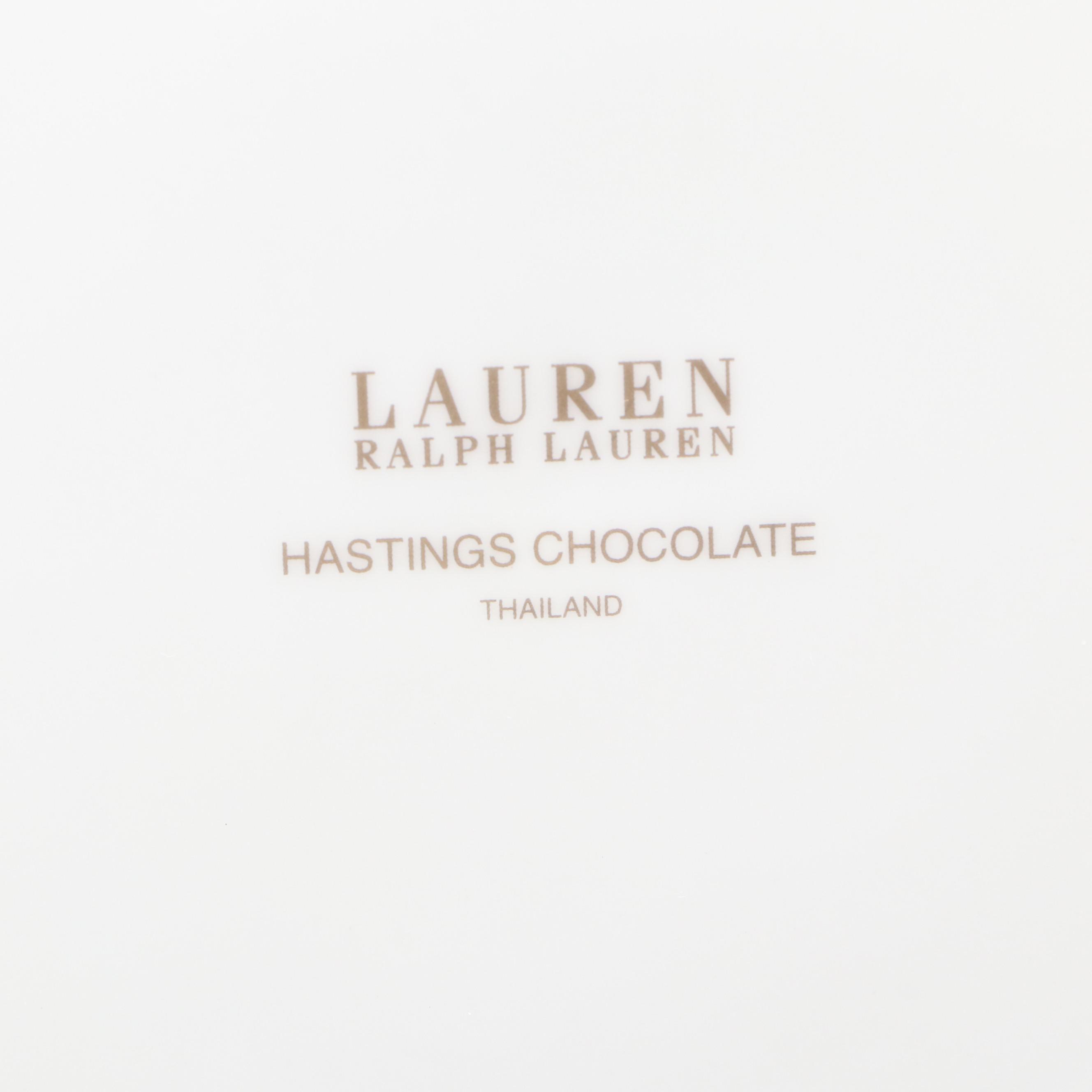 Lauren by Ralph Lauren "Hastings Chocolate" Porcelain Dinnerware