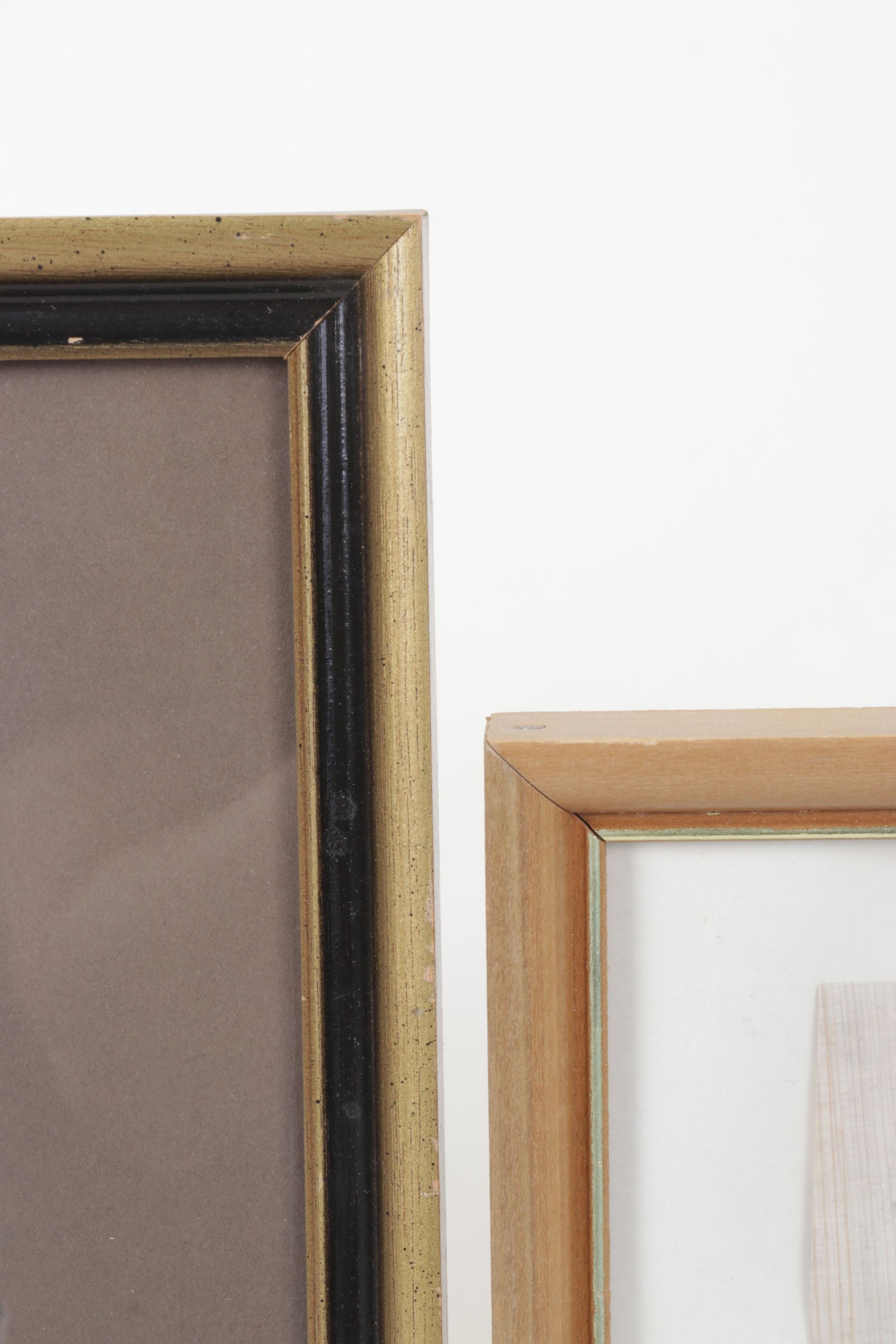 Pair of Egyptian Styled Souvenir Gouache Paintings on Papyrus, Late 20th Century