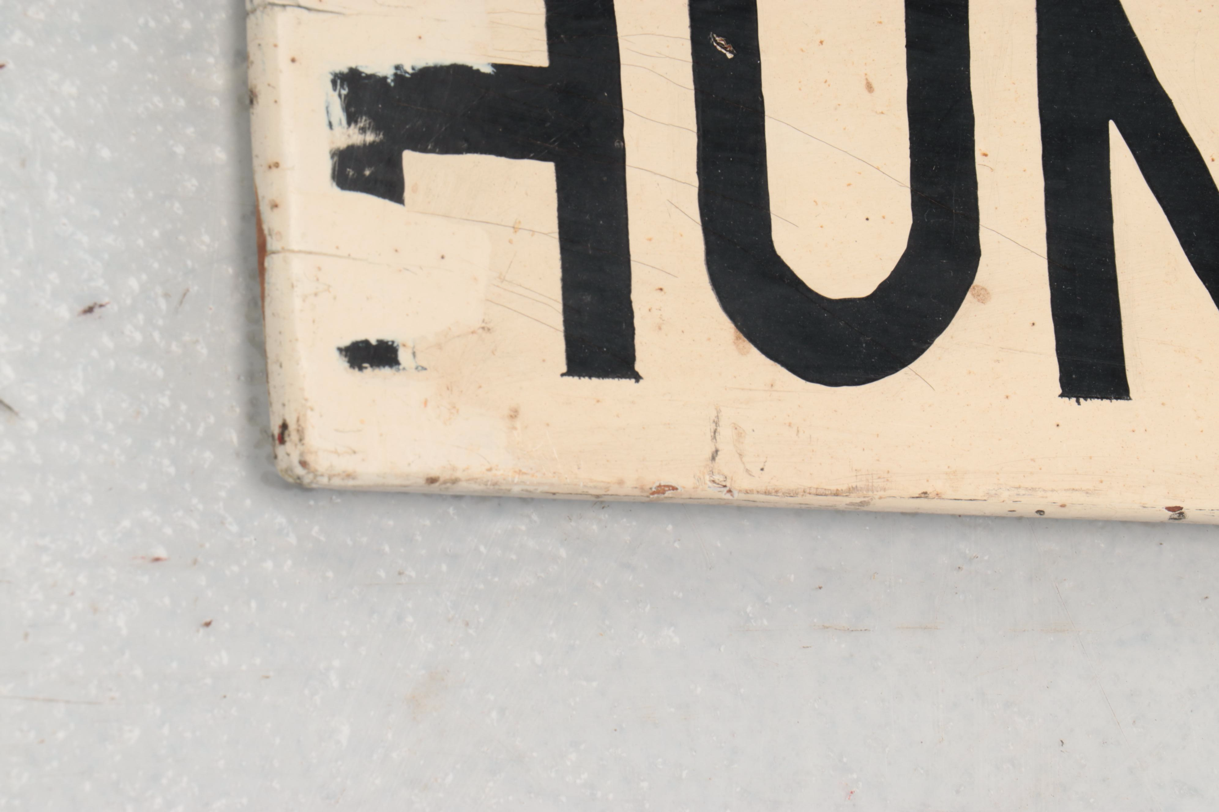 "Hunting and Fishing Licenses" Wooden Sign