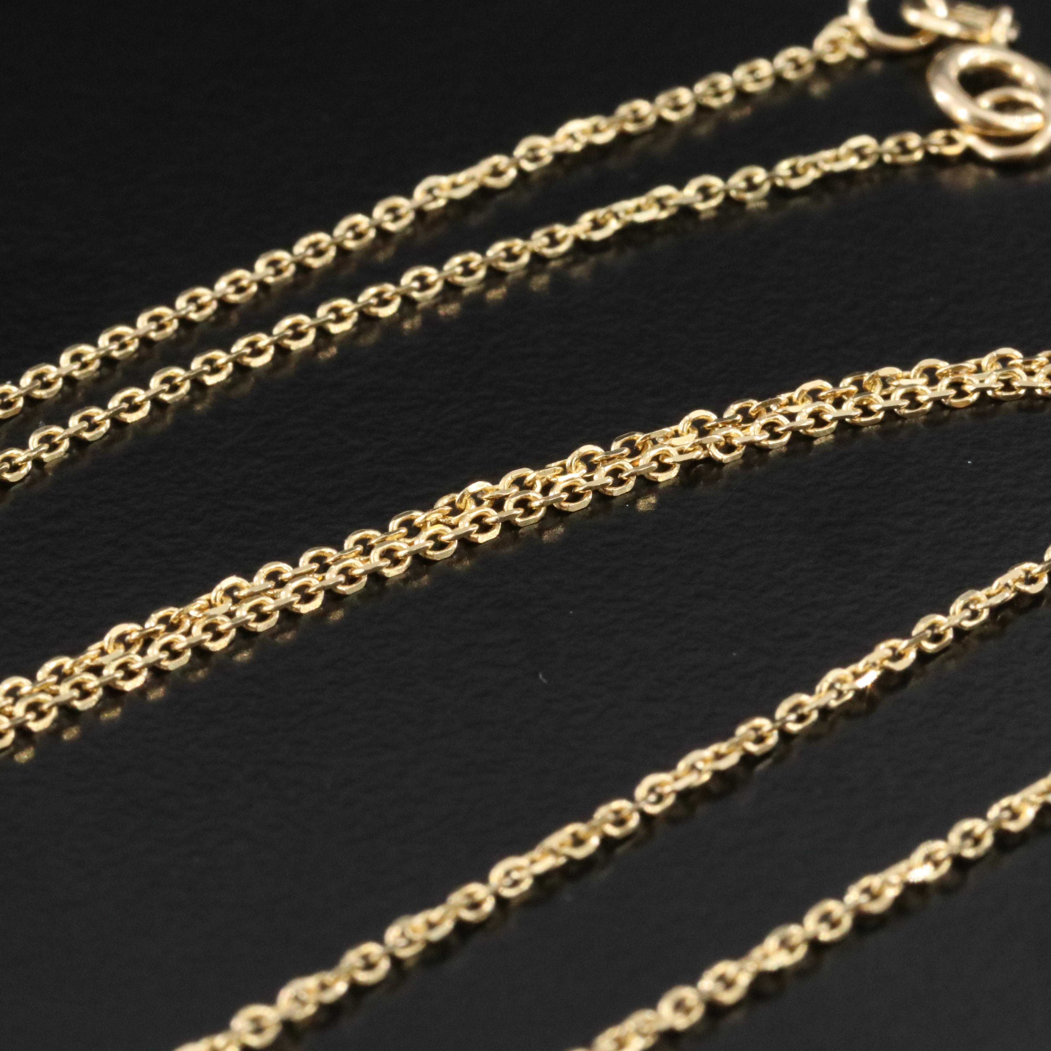 14K 1.50 CT Lab Grown Diamond Bezel Necklace with IGI Report