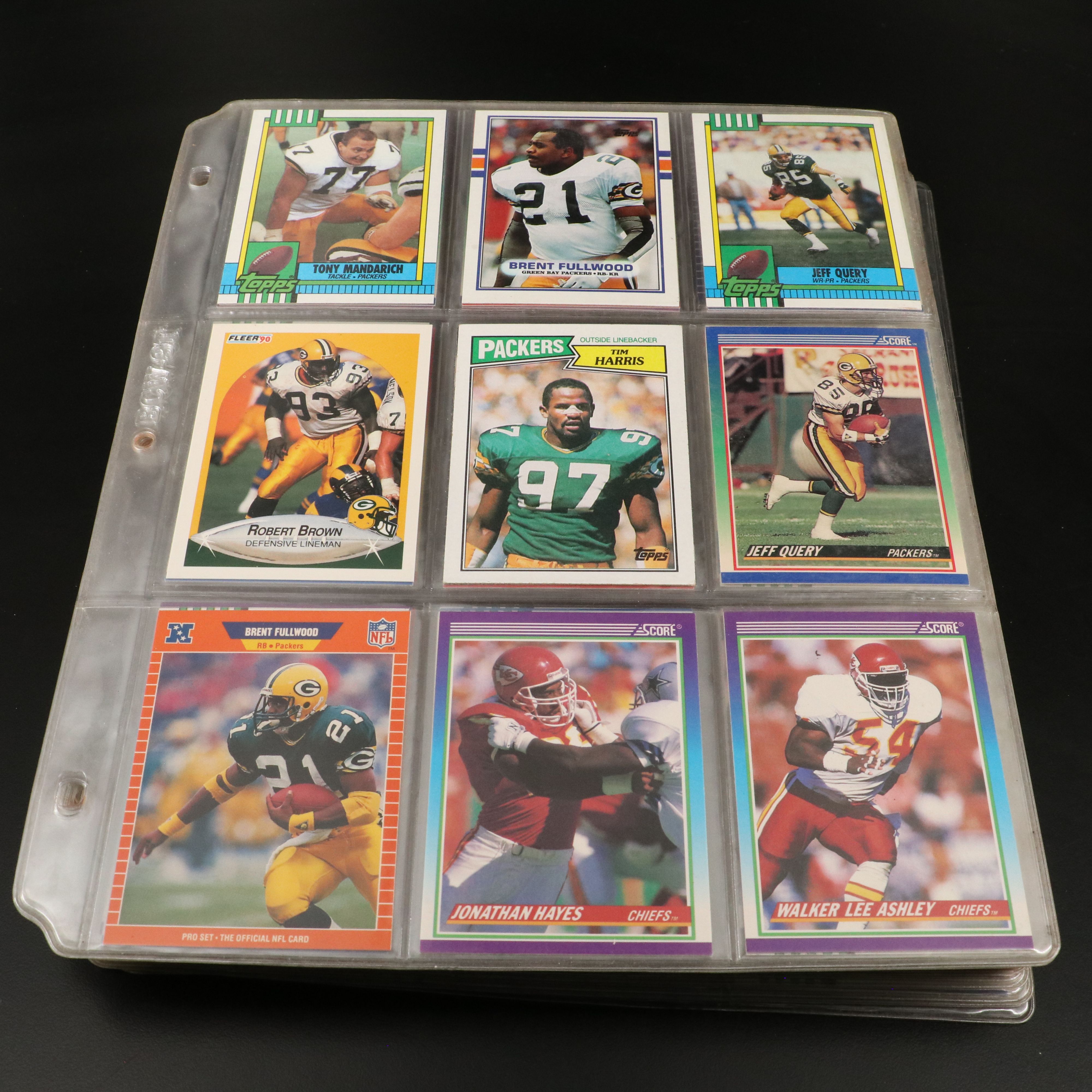 Pro Set with Other Football Cards Featuring Steve Atwater Rookie and More