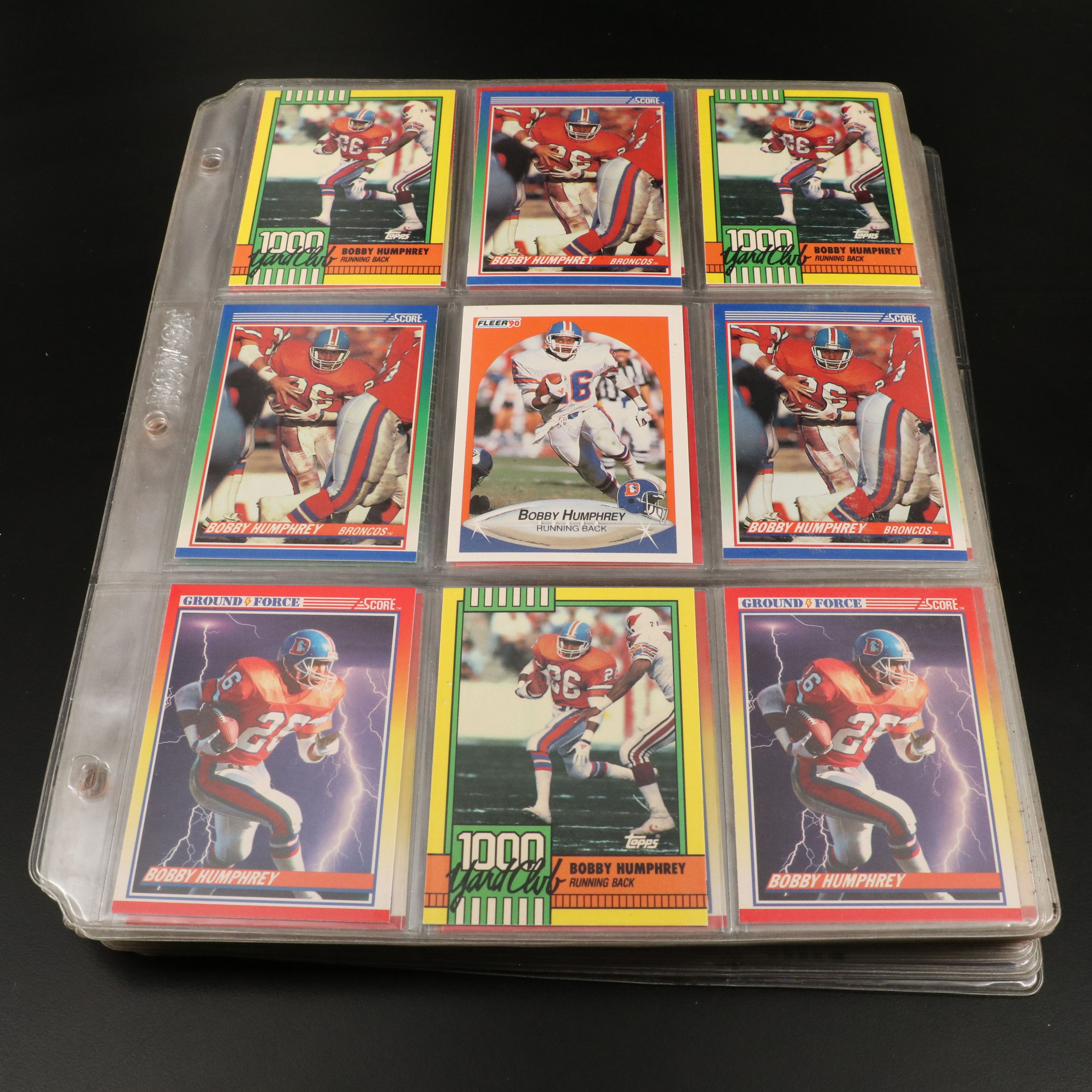 Pro Set with Other Football Cards Featuring Steve Atwater Rookie and More