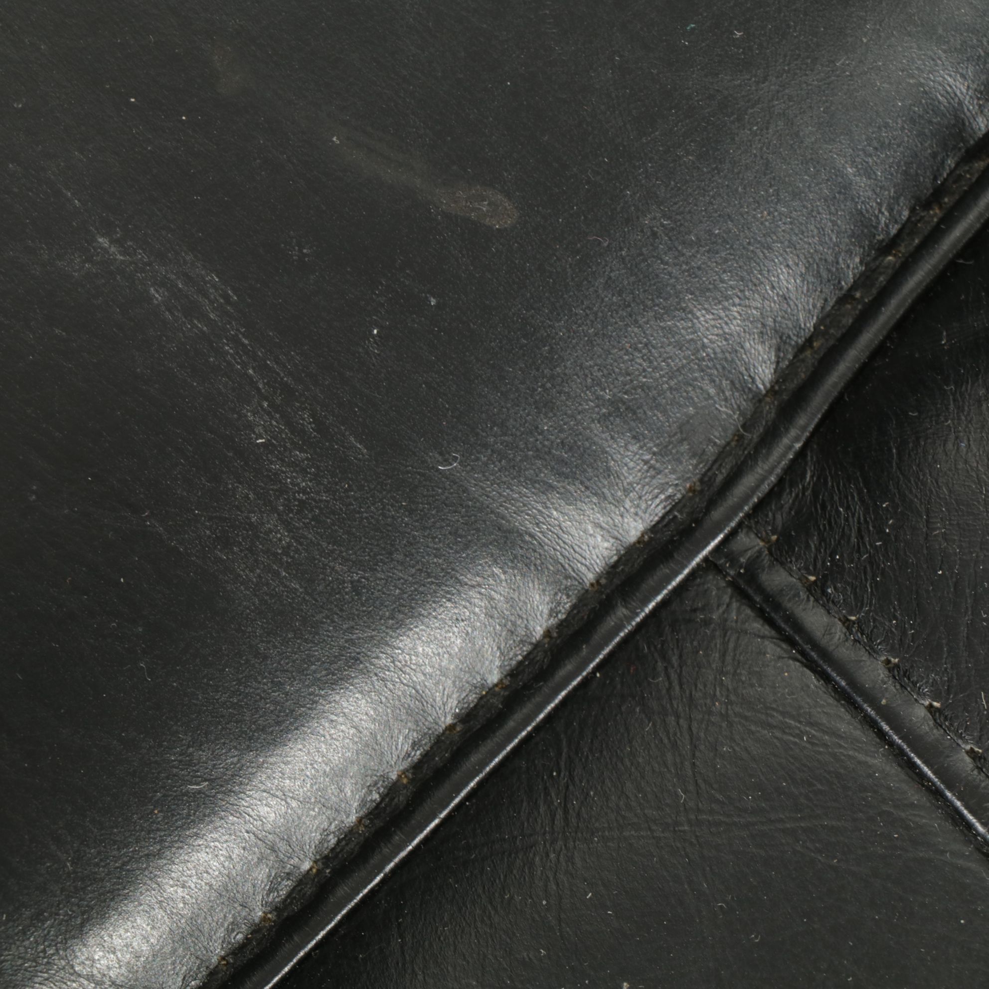 Leather Upholstered Recliner Sofa, 21st Century