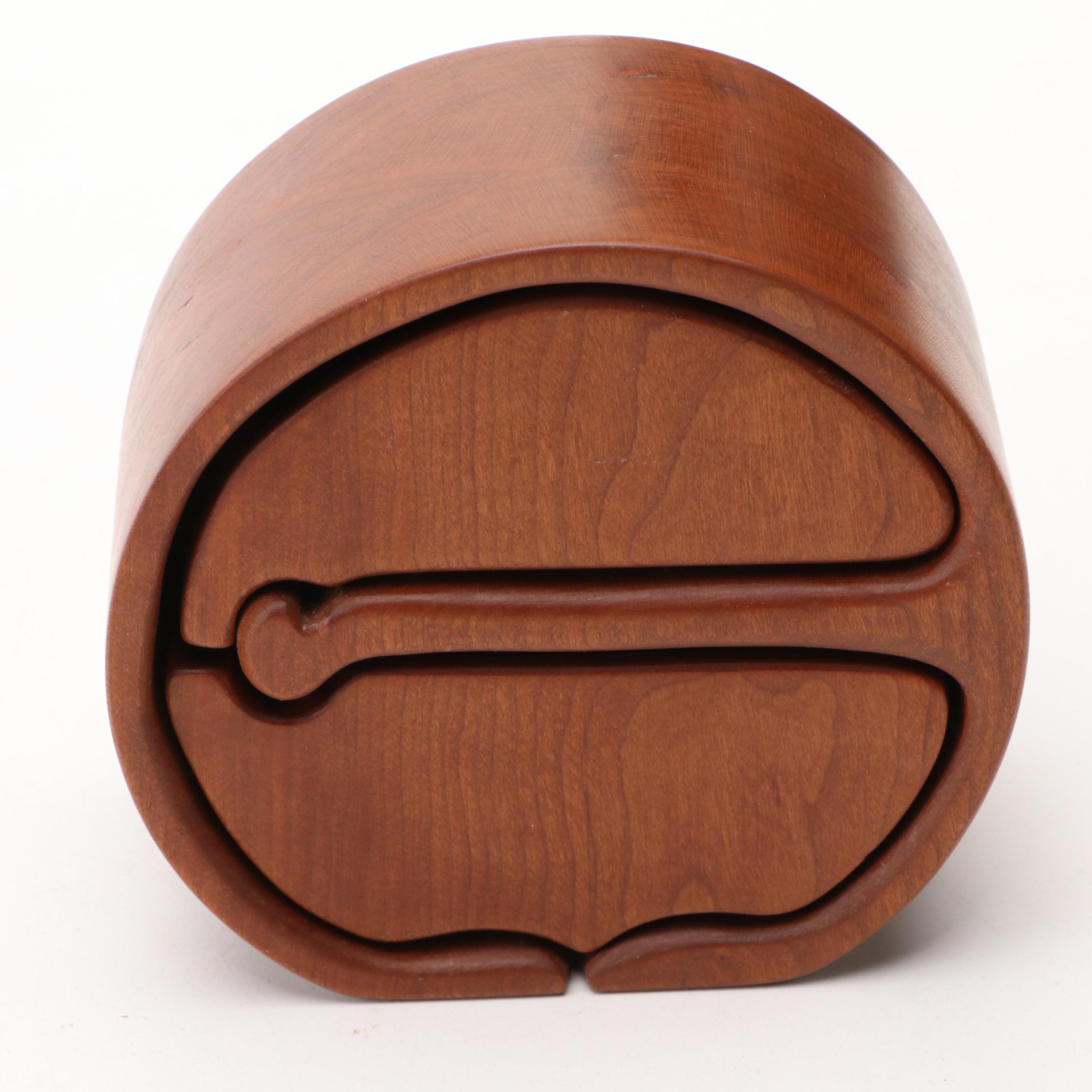 Turned and Carved Wooden Boxes