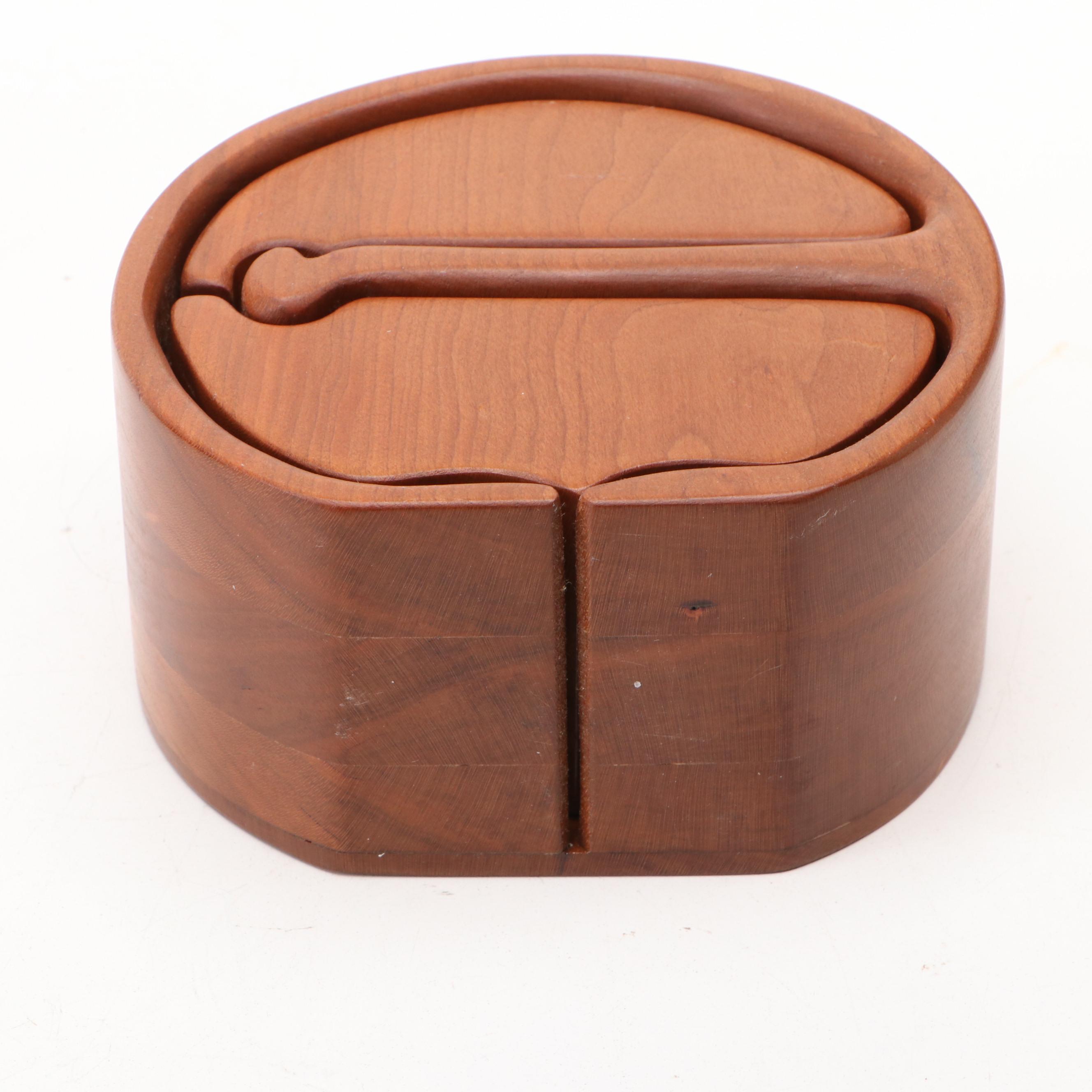 Turned and Carved Wooden Boxes