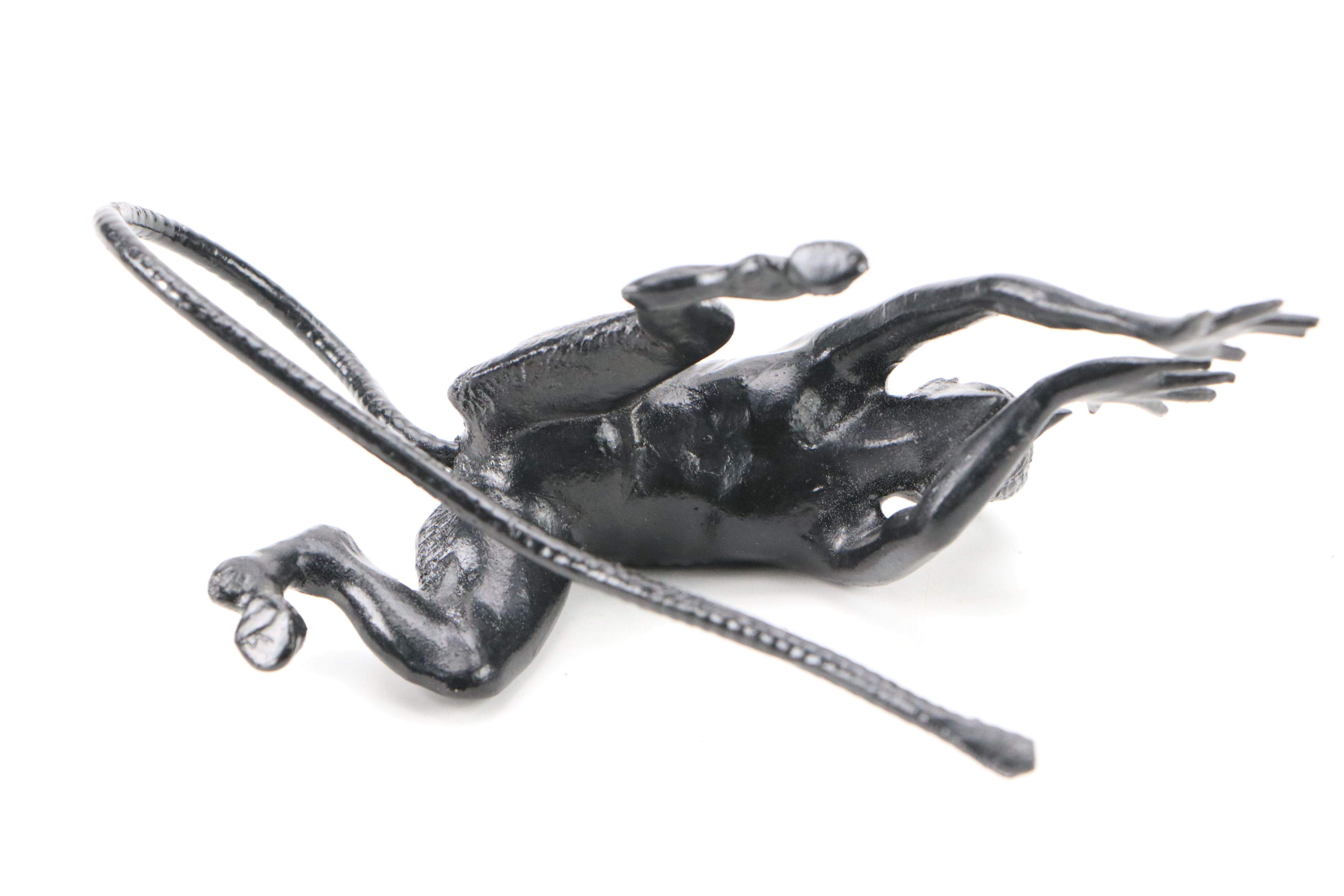 Russian Art Deco Style Cast Iron Mocking Chyort Devil Figurine, 20th Century