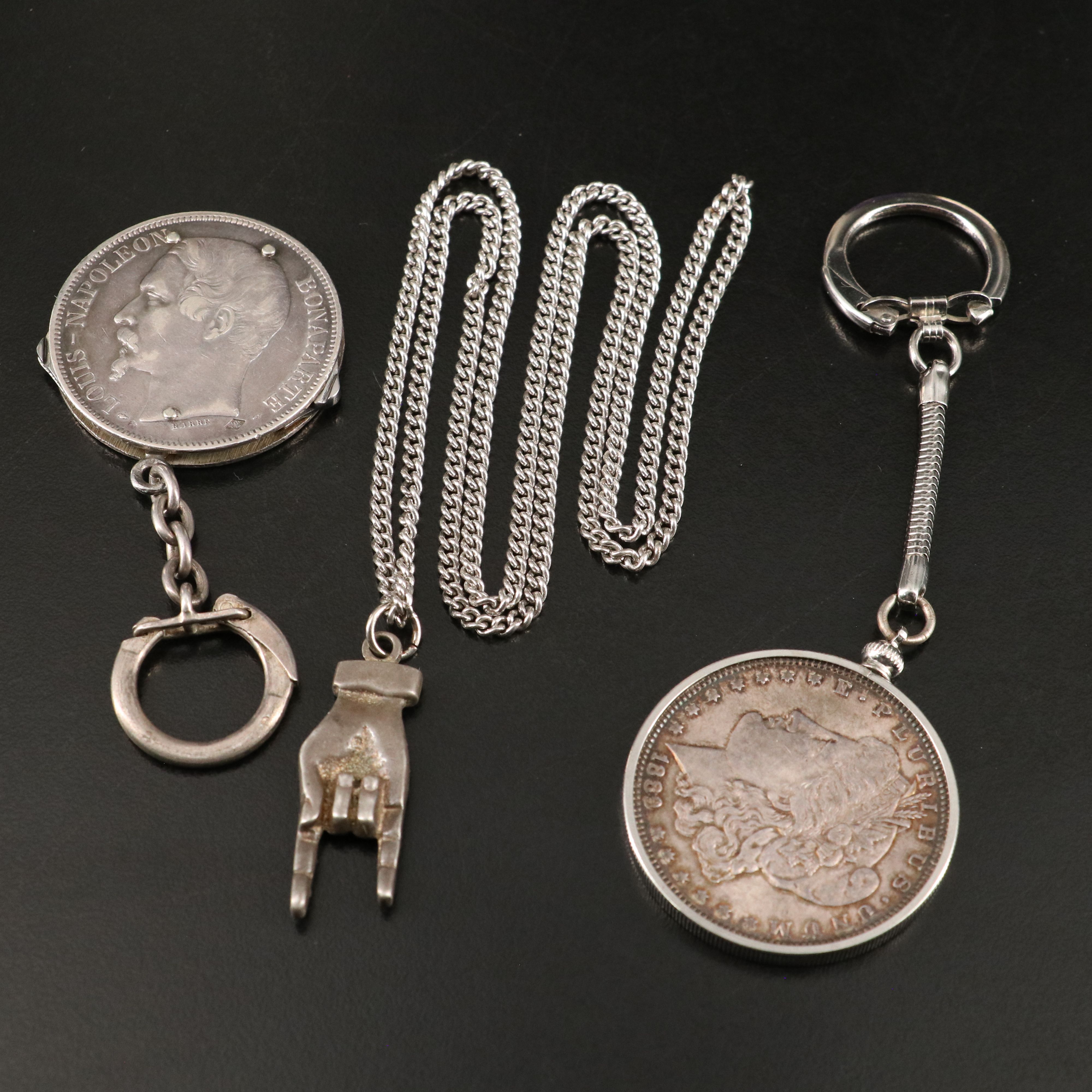 Group of Various Medals and Coins Including Silver