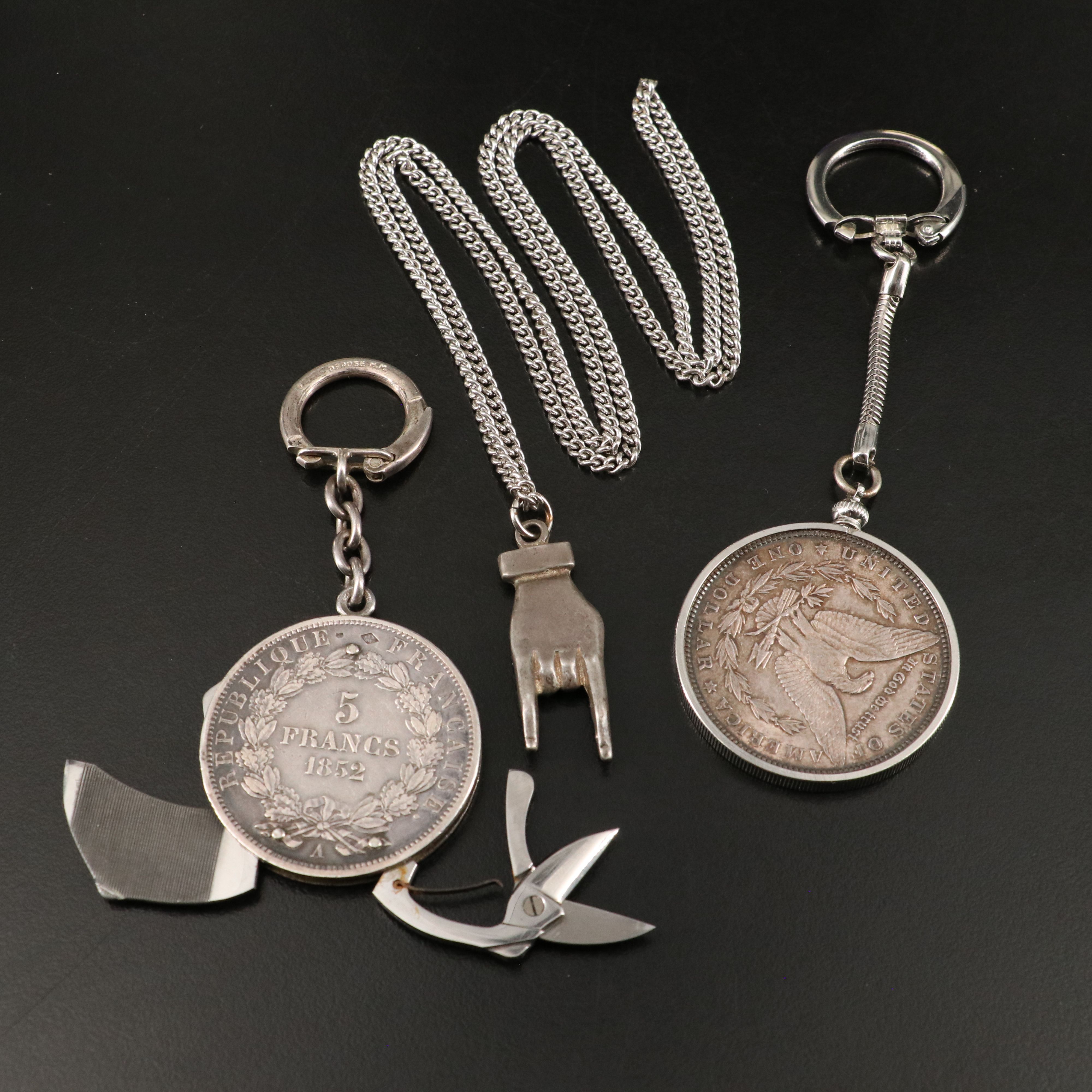 Group of Various Medals and Coins Including Silver