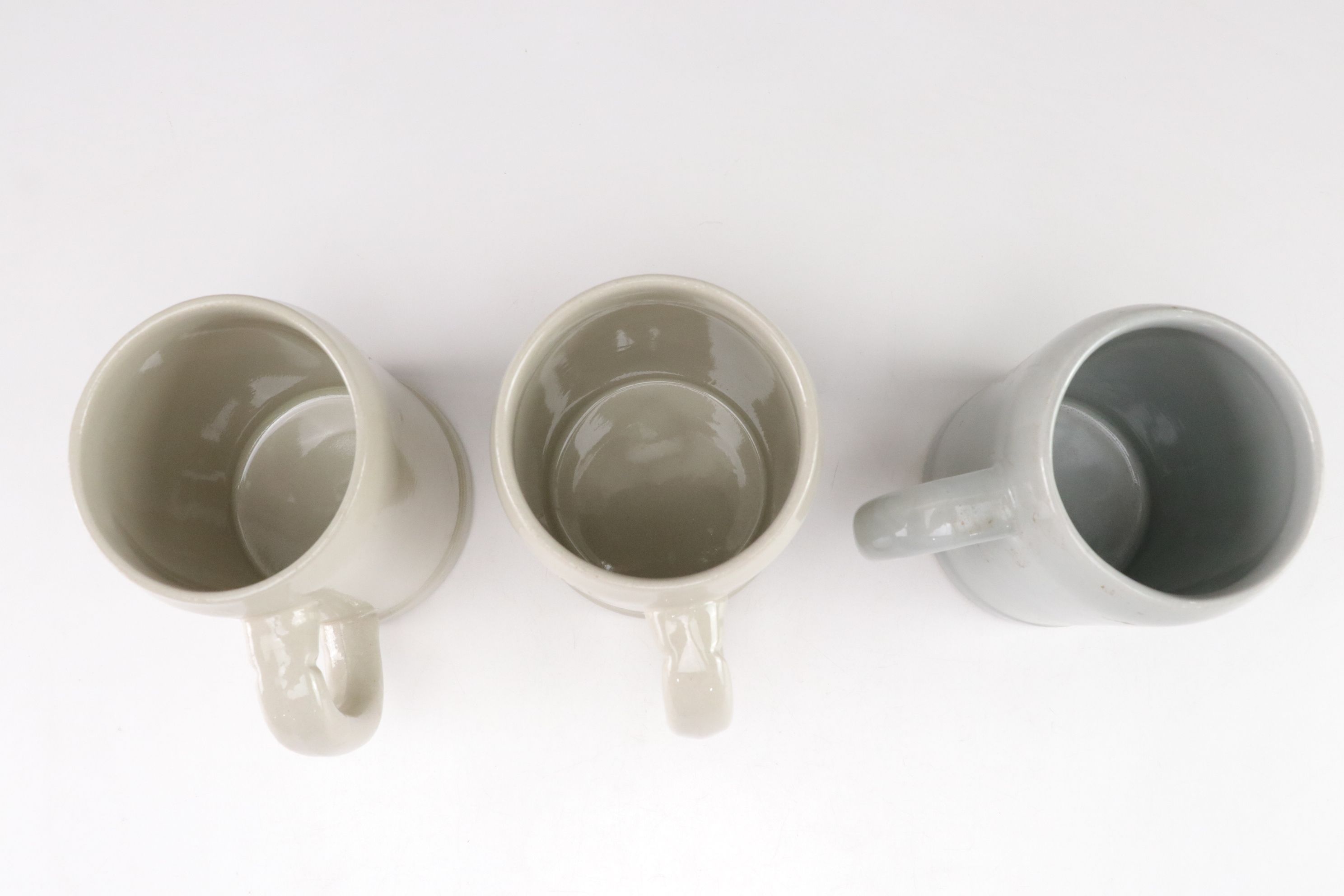 German Stoneware Beer Mugs & Ashtray